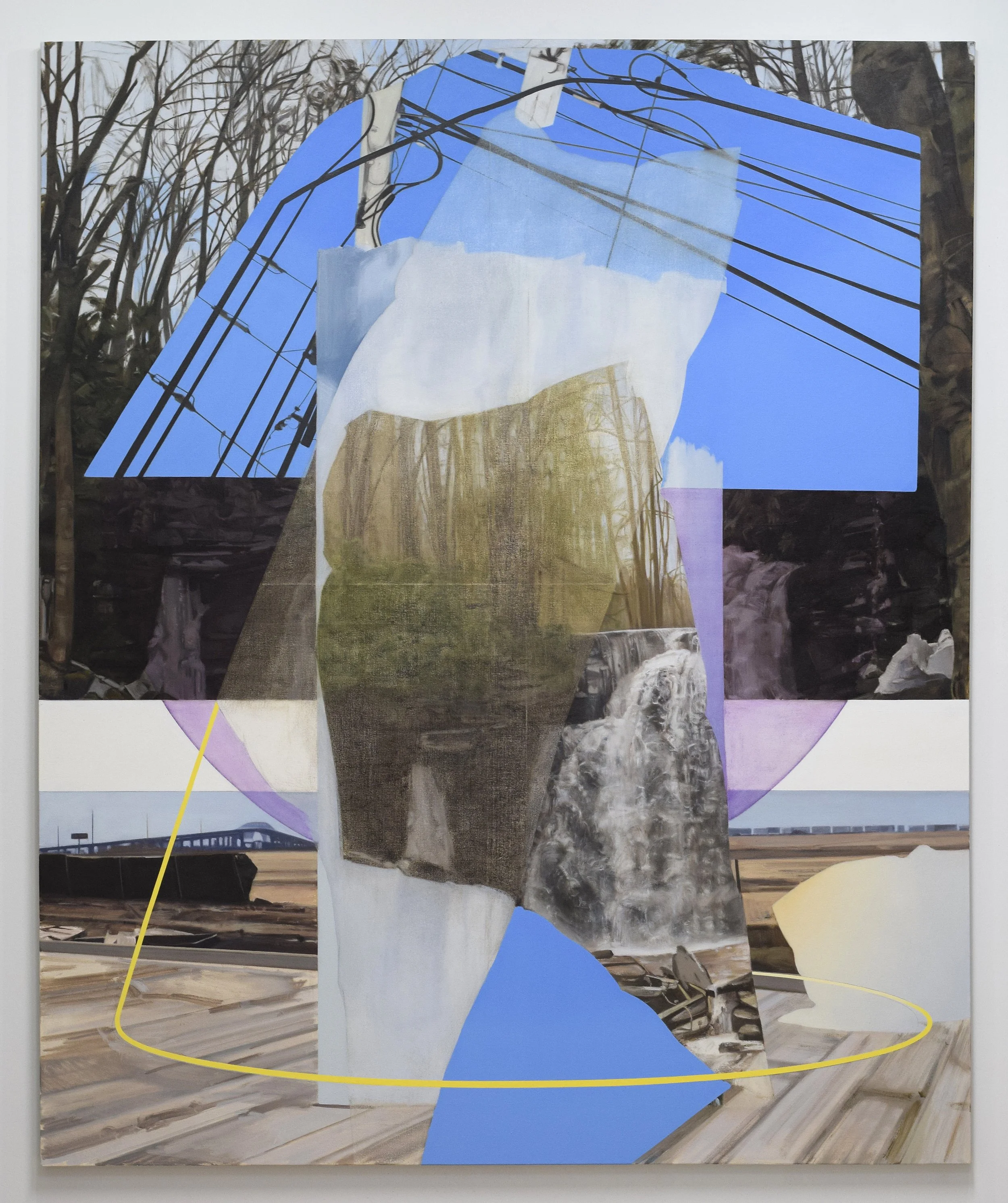  Erasure , 2026, oil on canvas, 72" x 60” 