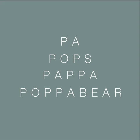 Pa, Pops, Pappa, Popperbear 