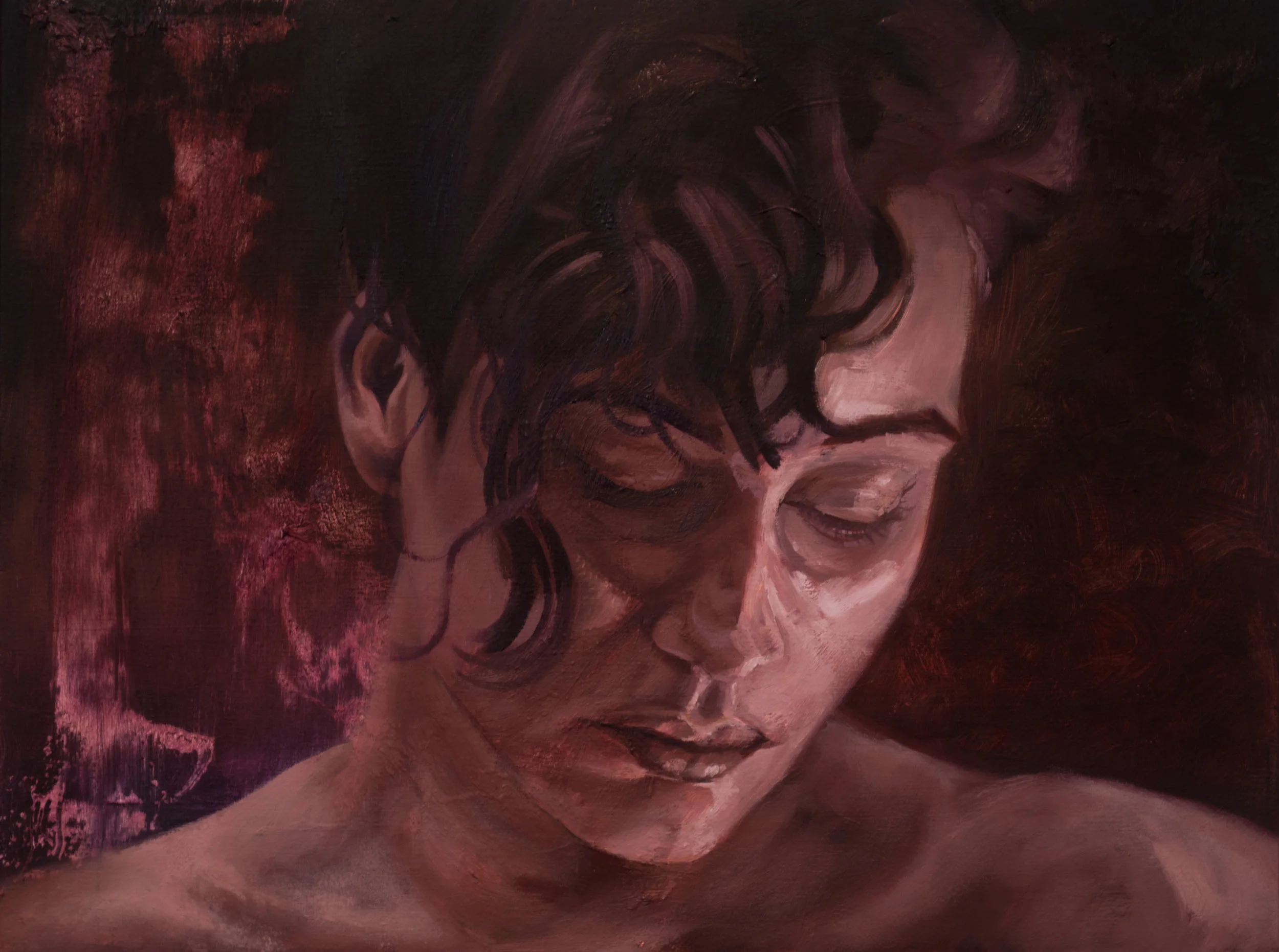 Nocturne (Calando), Oil on wood, 12x16 inches SOLD
