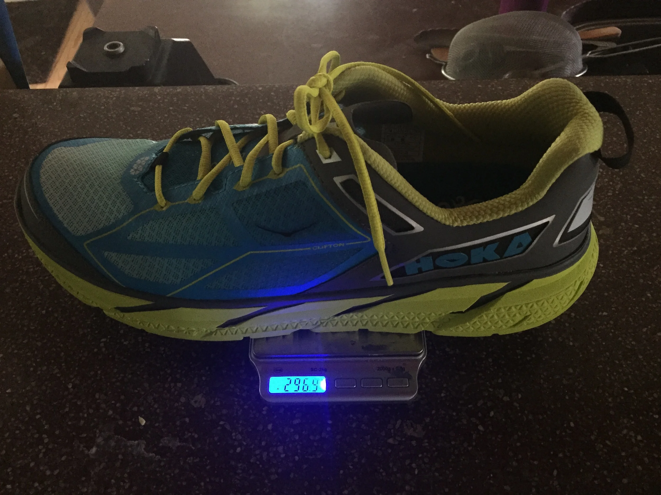 296g, featherweight training shoes