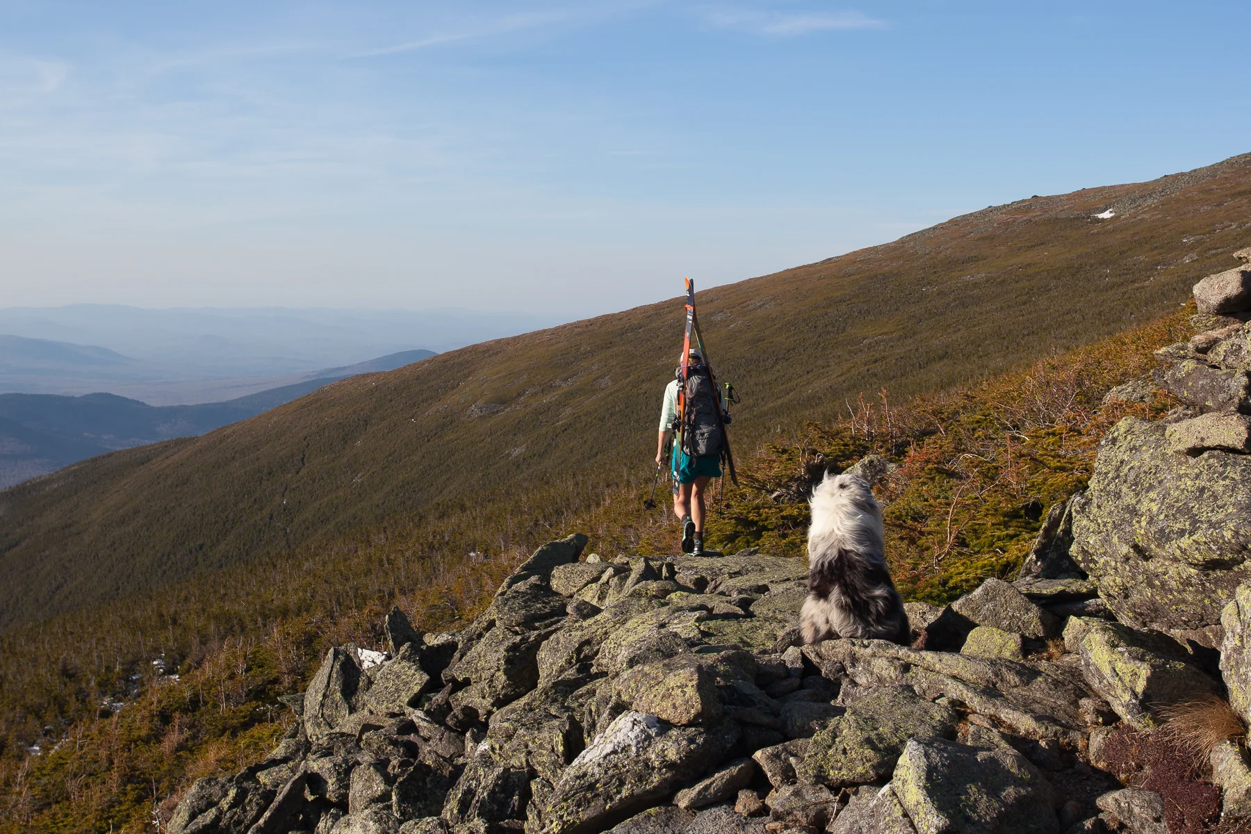 Wrapping up the slow to Crag Camp.