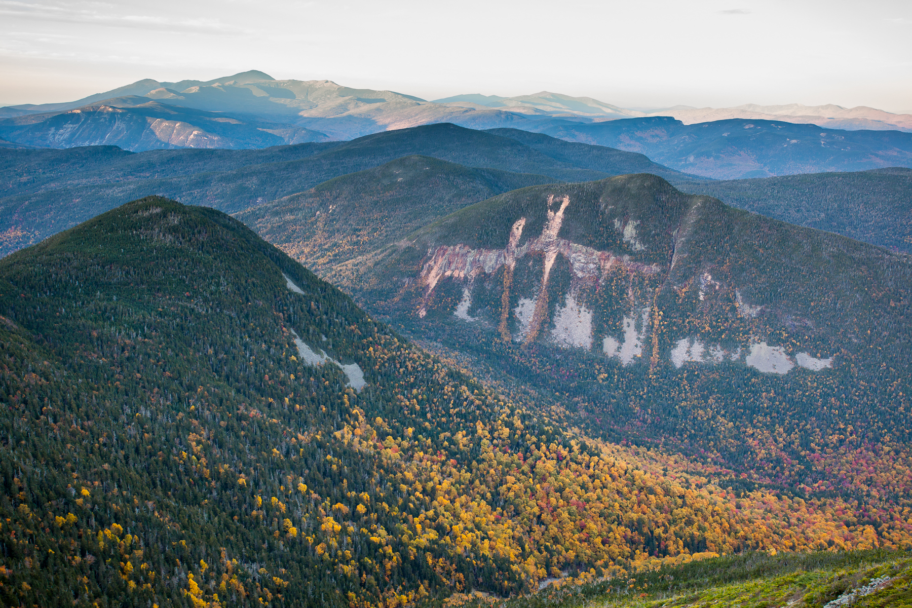 View from Signal Ridge: Vose Spur / Mount Lowell / Presidentials.