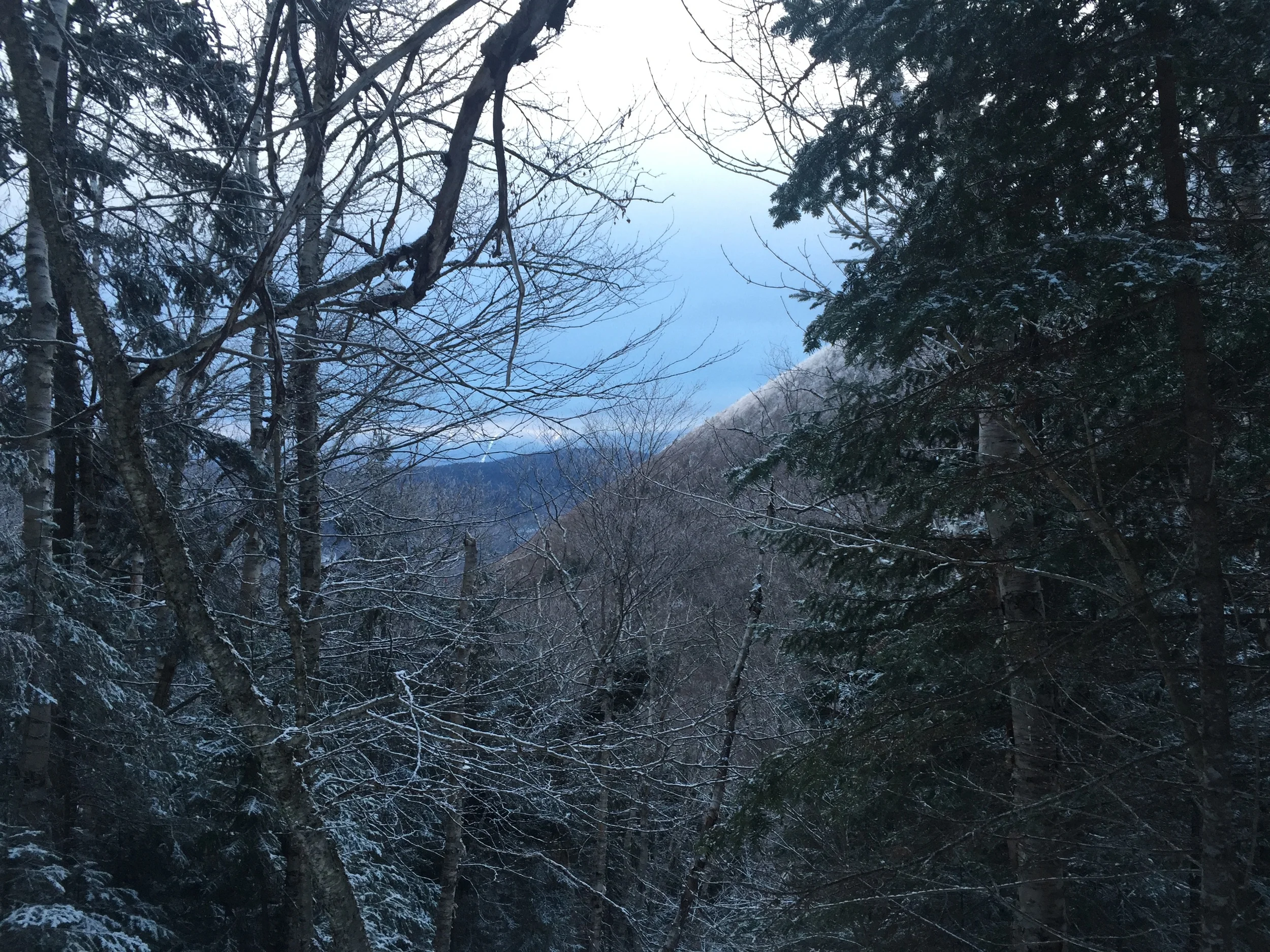 Peaking out towards Mt Washington.