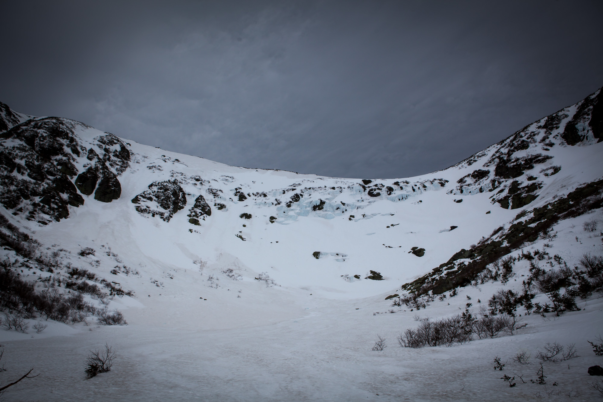 Tuckerman Ravine showing her mood.