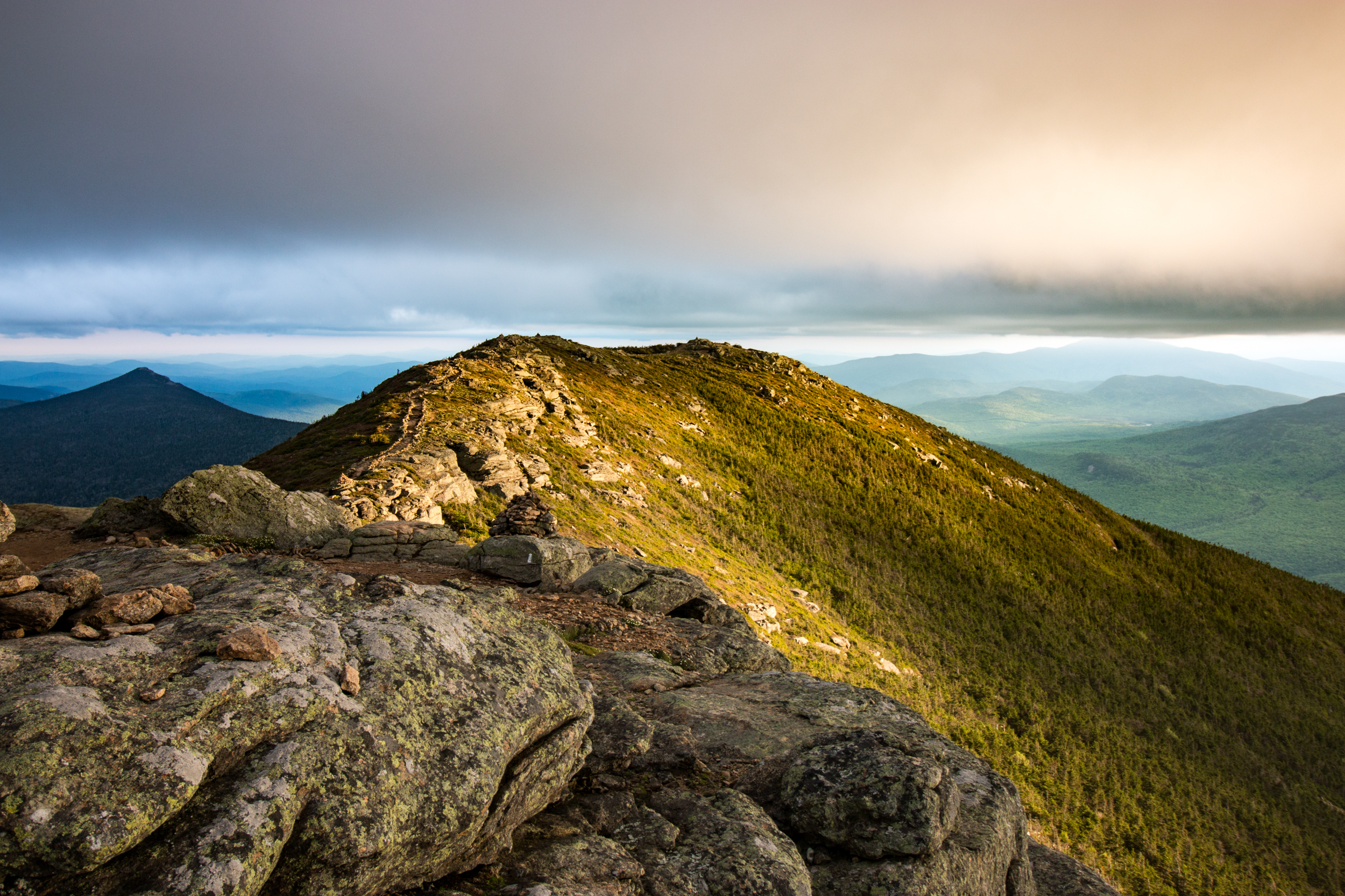 Franconia Ridge catching the golden hour.