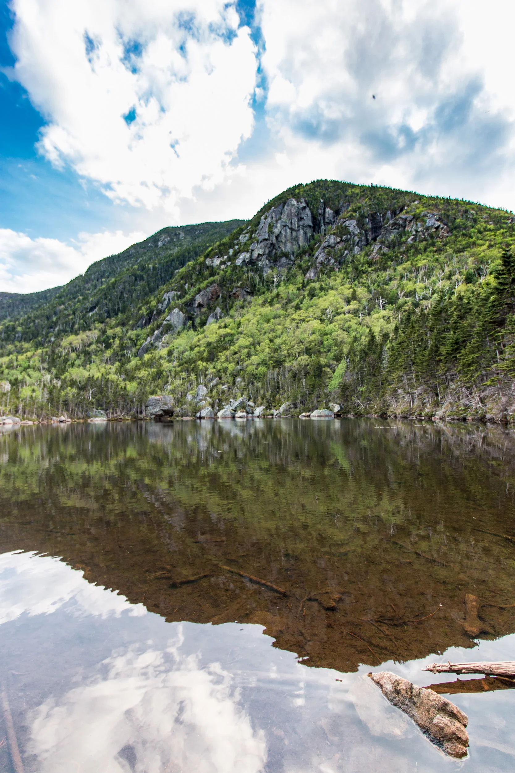 Carter Notch view of the Wildcat A cliffs.