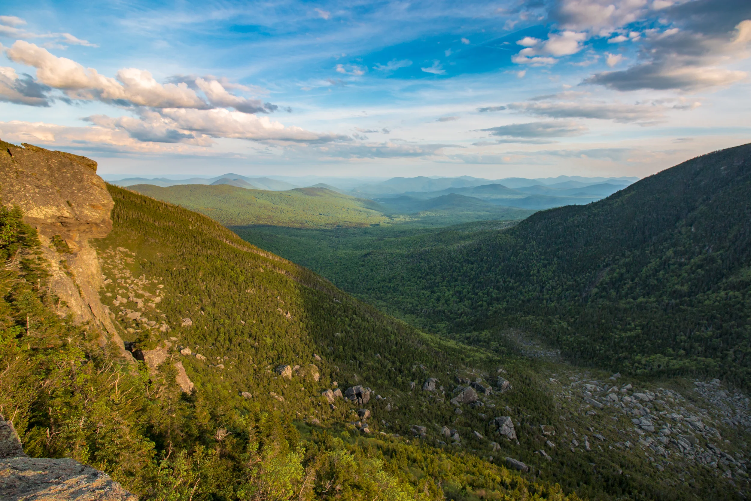 Pulpit Rock as viewed from the Carter-Moriah overlook. 