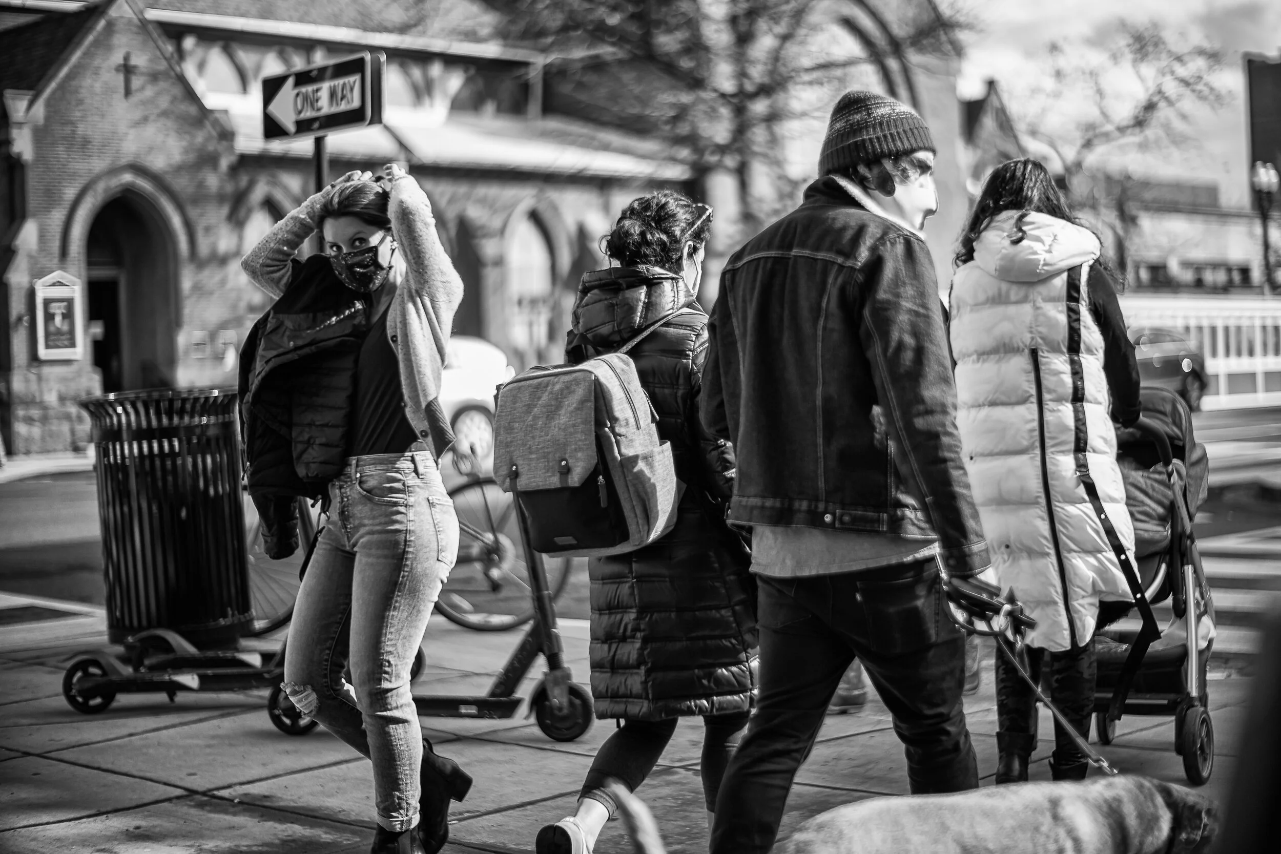 14th and R Streets, NW. February 2021.