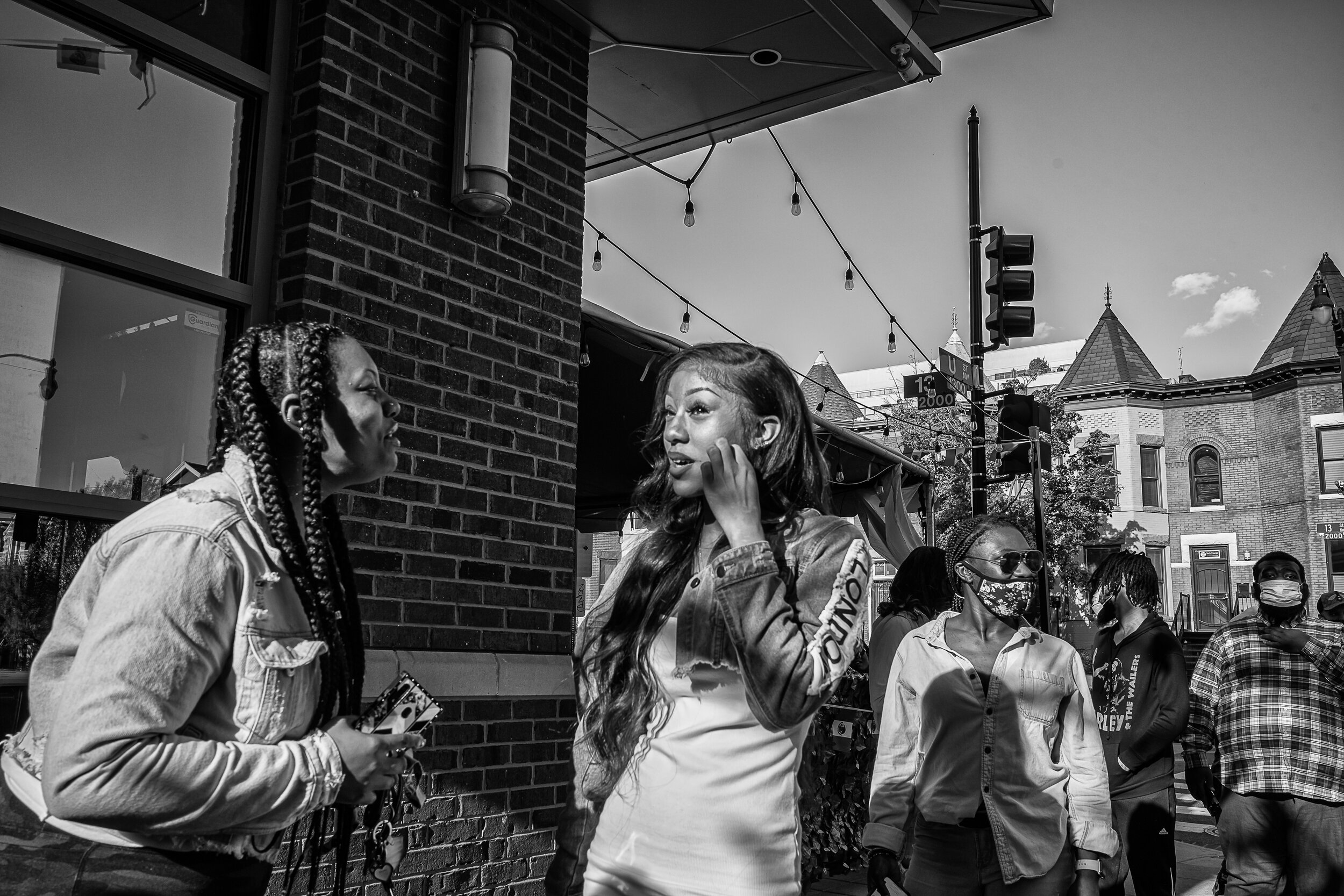 U Street, between 14th and 13th Streets, NW. April 2021.