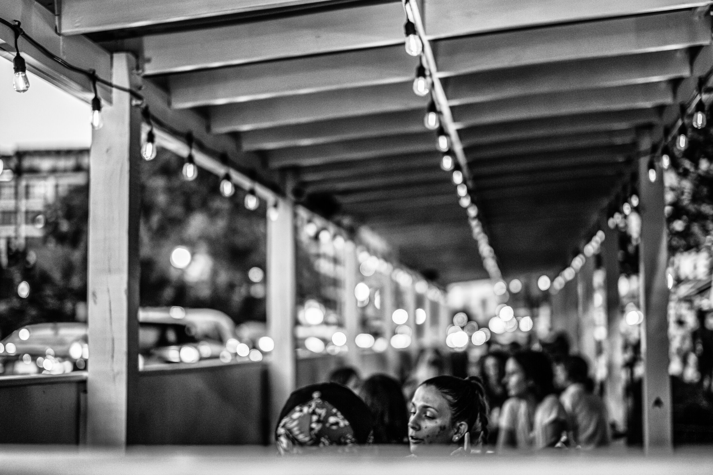 The Return of Nightlife The warm spring air meant people could go out at night and eat and drink comfortably once again. My memories of these weeks are slightly dreamy. It was as if we had been frozen and as our encasement in ice ended, we were