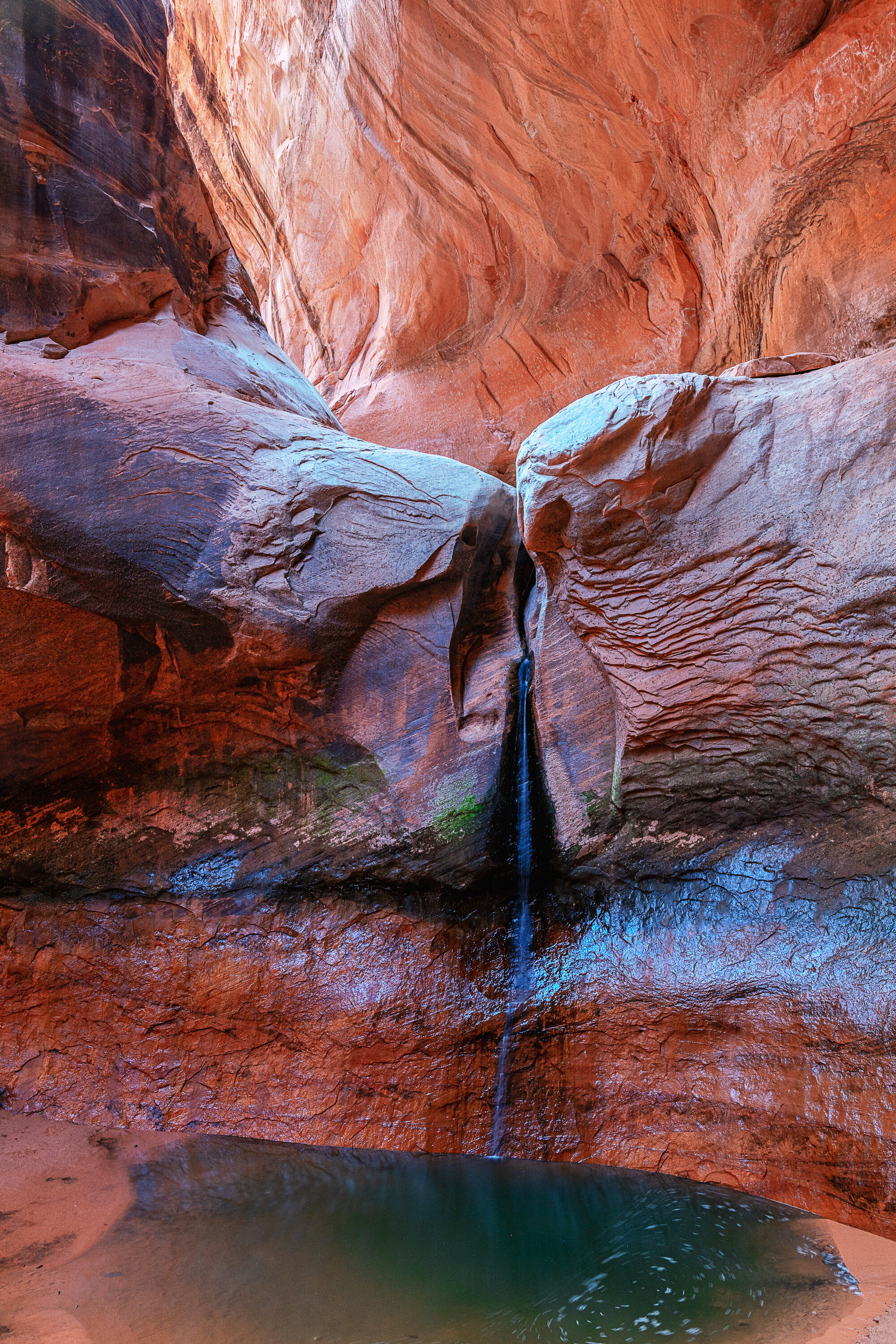 Waterfall in Cathedral in the Desert