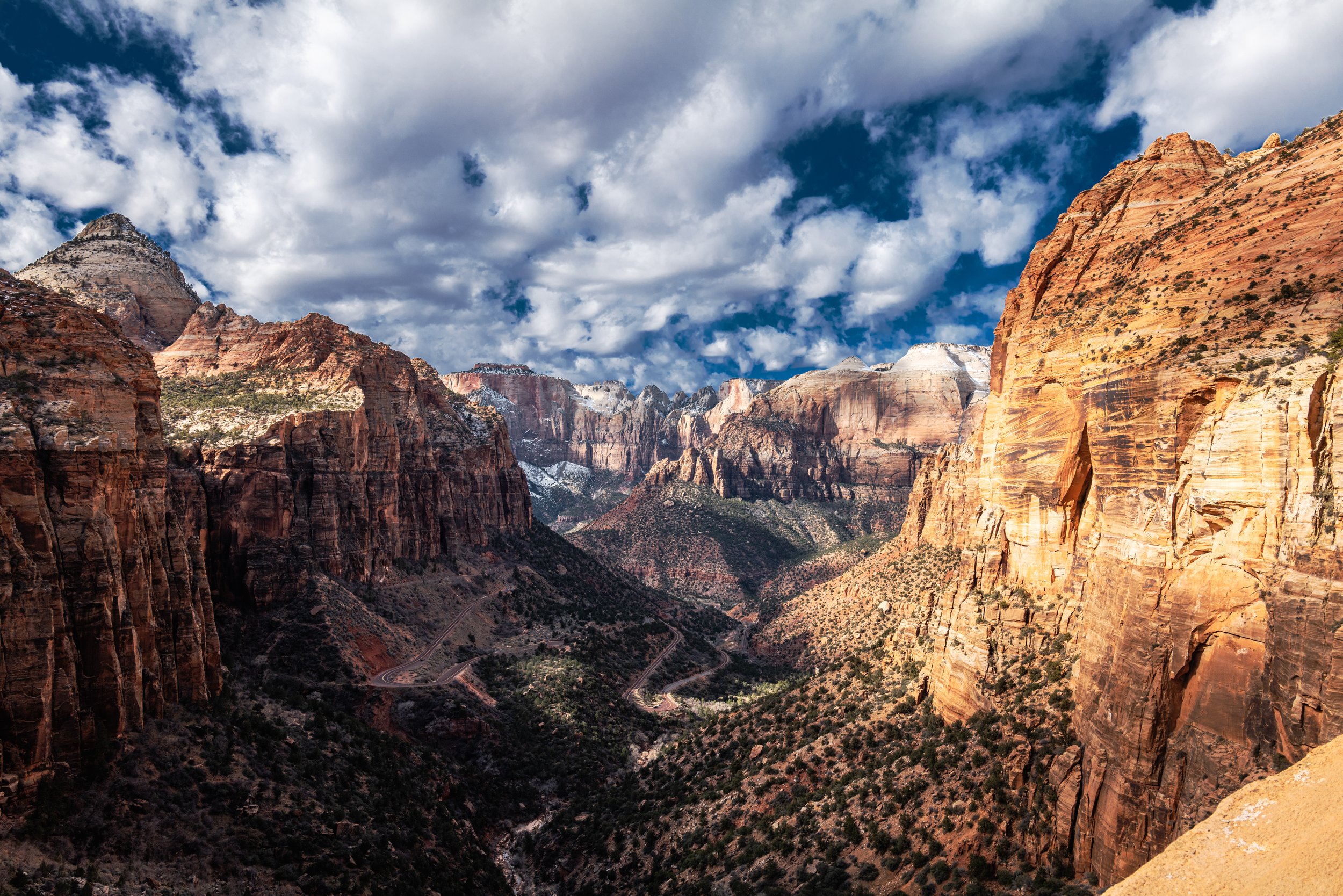Zion, that most crowded of National Parks, is empty in winter. We had the place to ourselves.