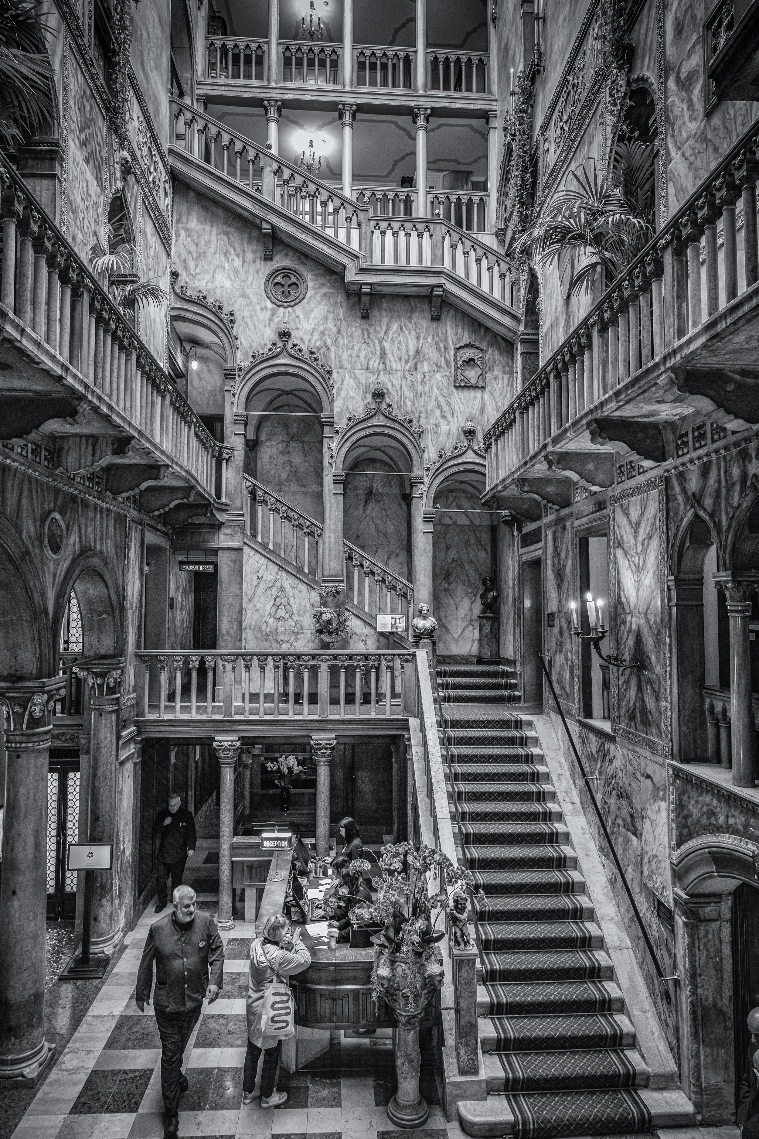 The Hotel Danieli, built inside a structure that went up in the late 1400s.