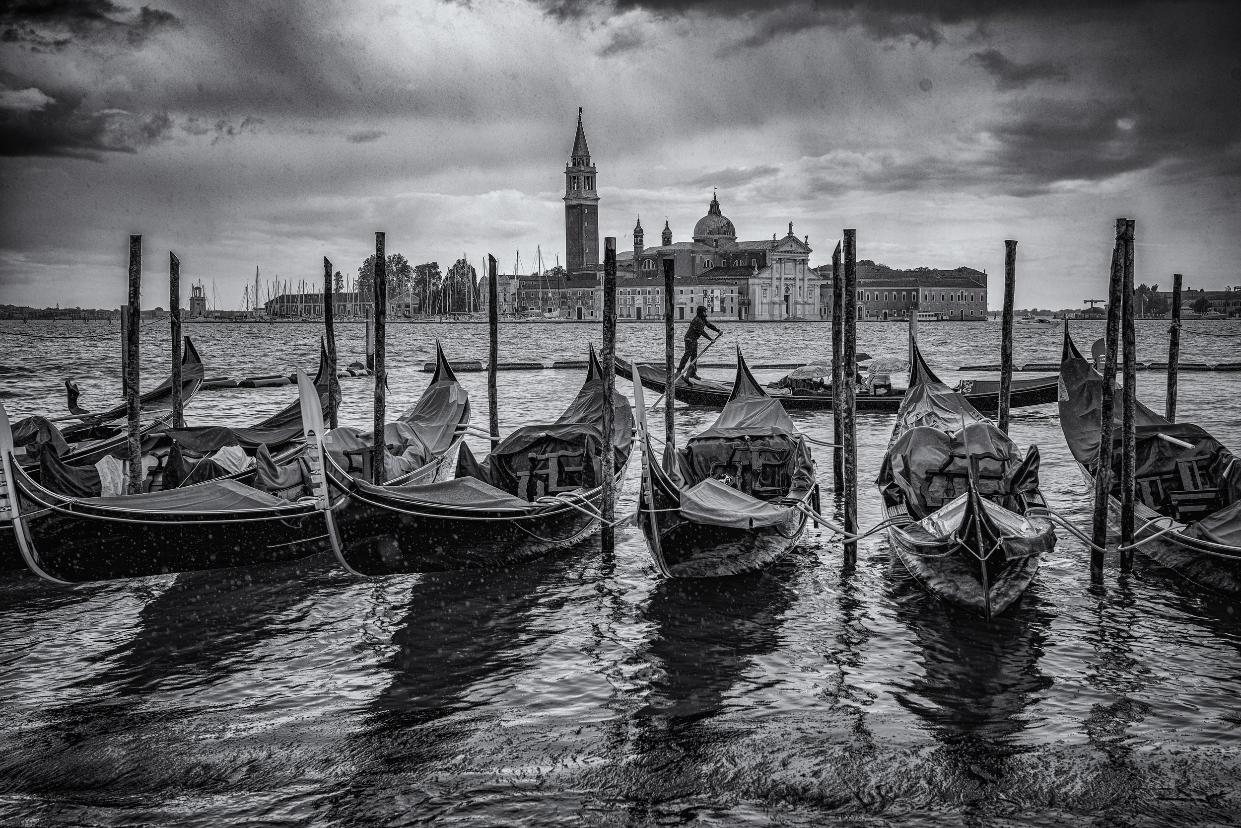 Venice in the rain.