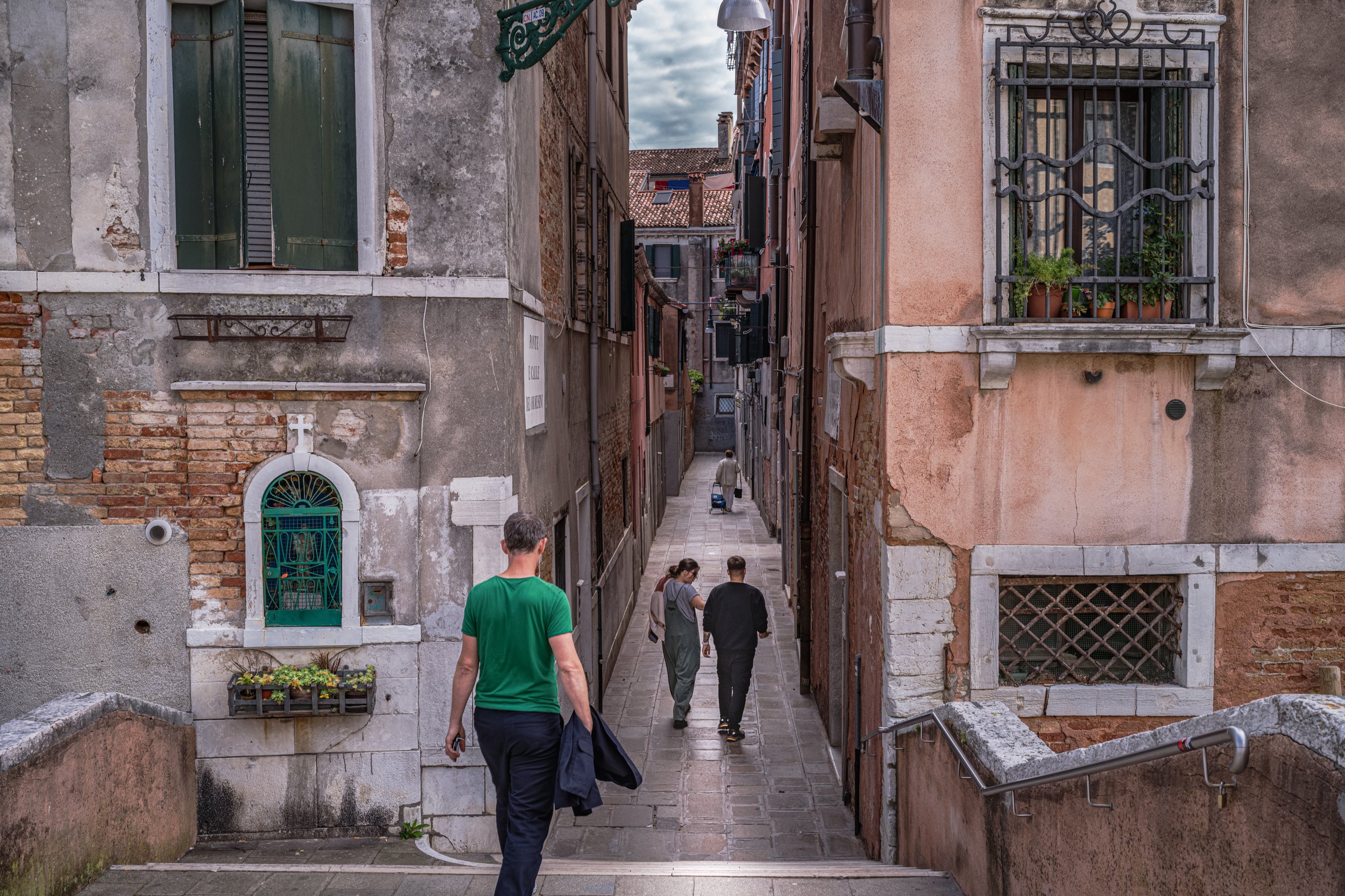 Walking to the Jewish Quarter, Venice.