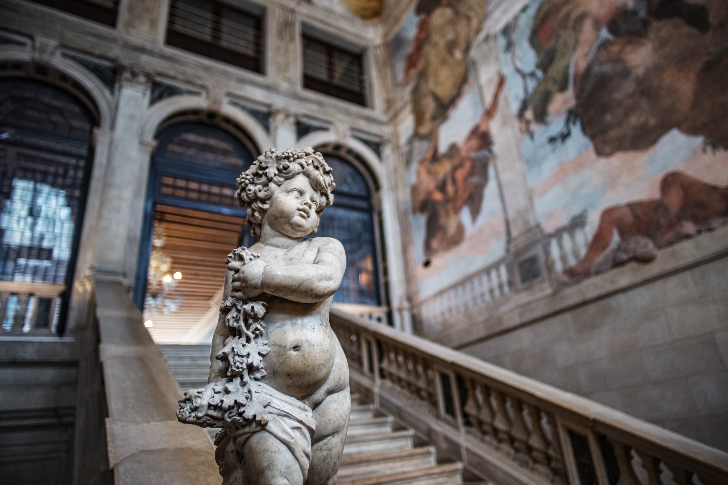 Ca’ Sagredo staircase, Venice.