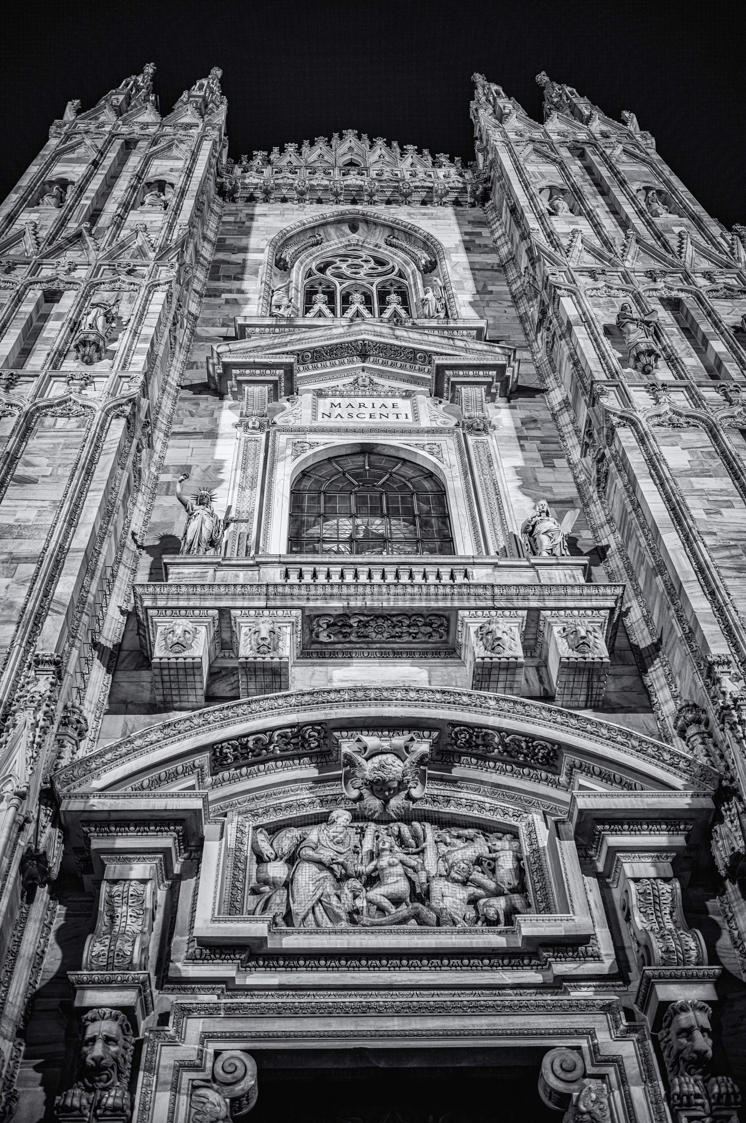 Duomo di Milano facade, Milan.
