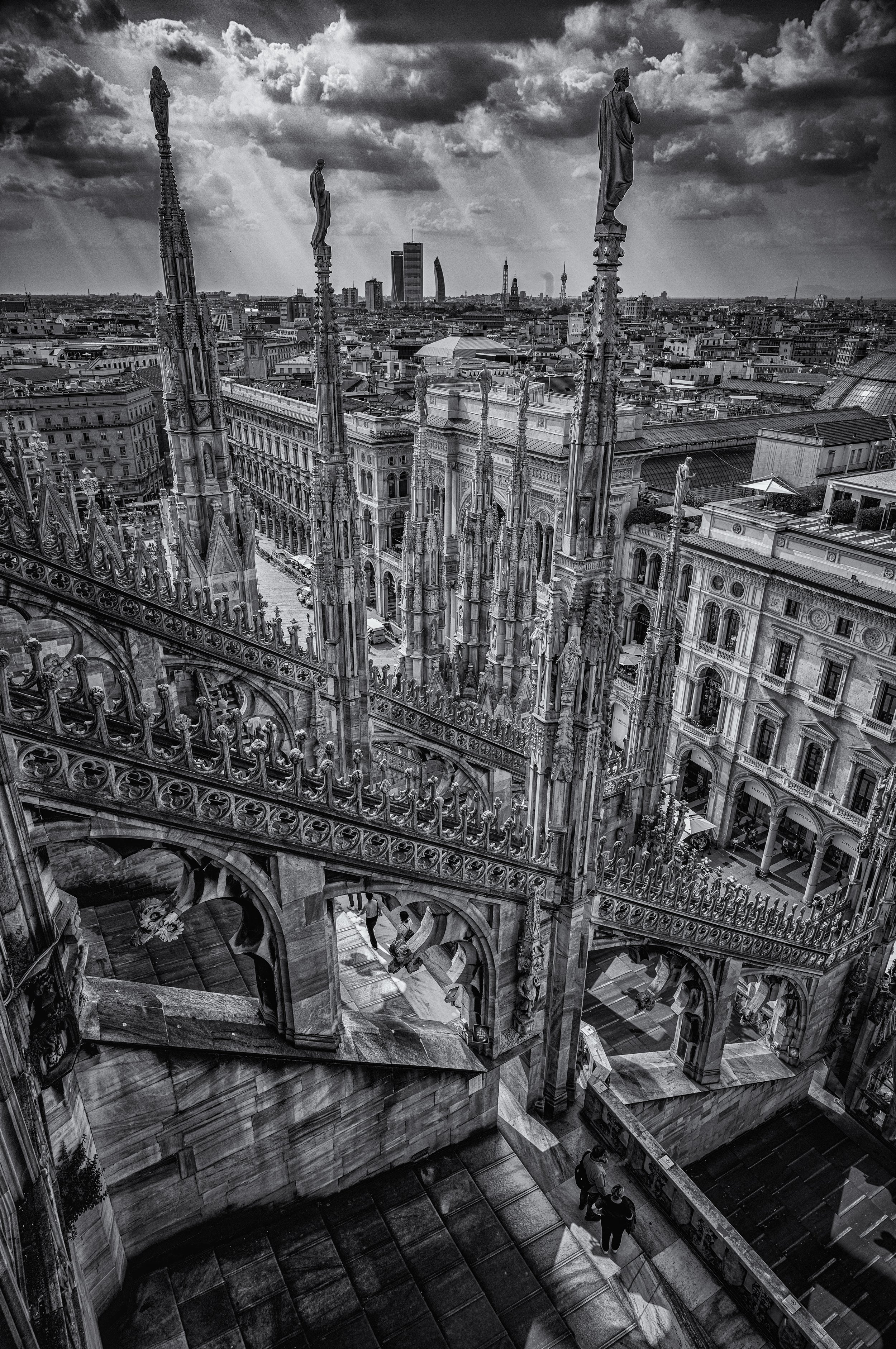 From the top of Duomo di Milano, Milan.