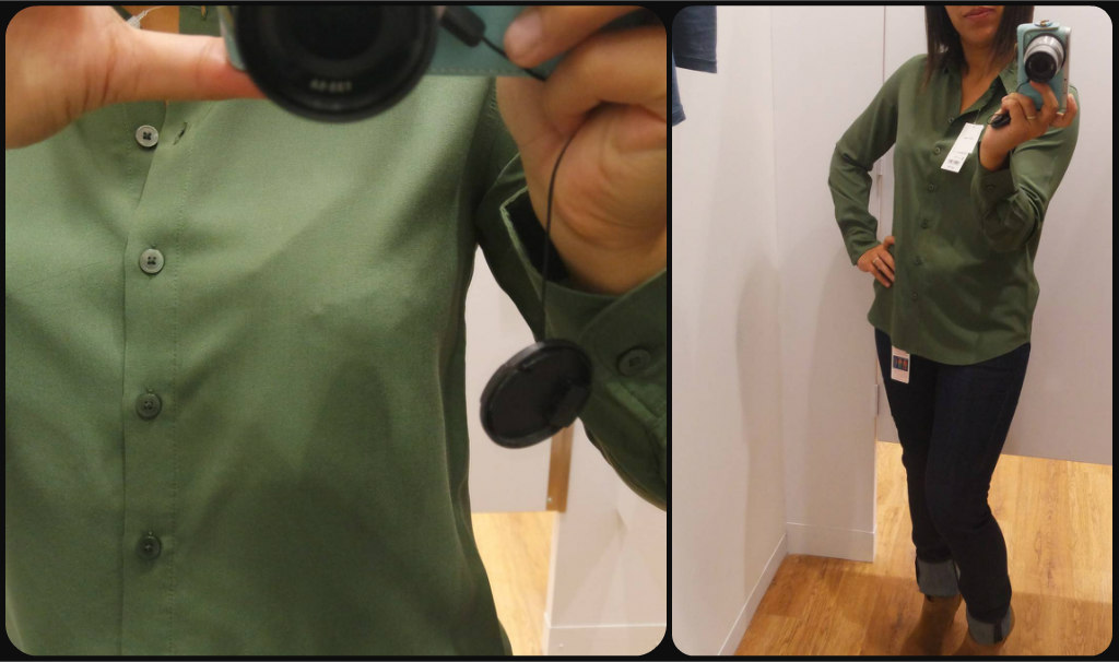 Easy care shirt, small