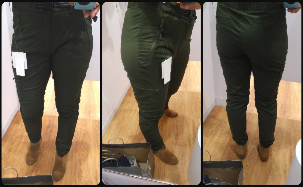 Warm lined pants, small.