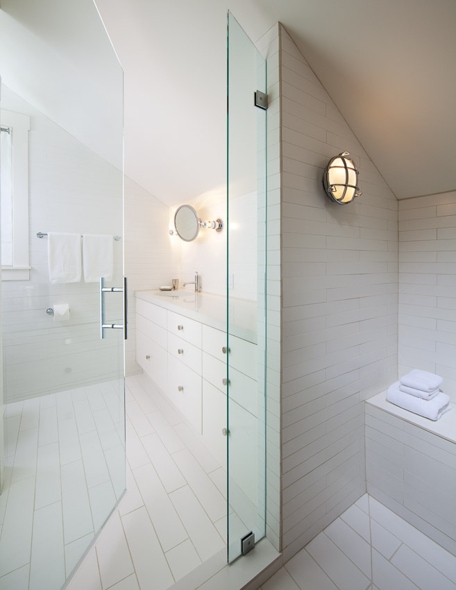 View from shower of master bath en suite.