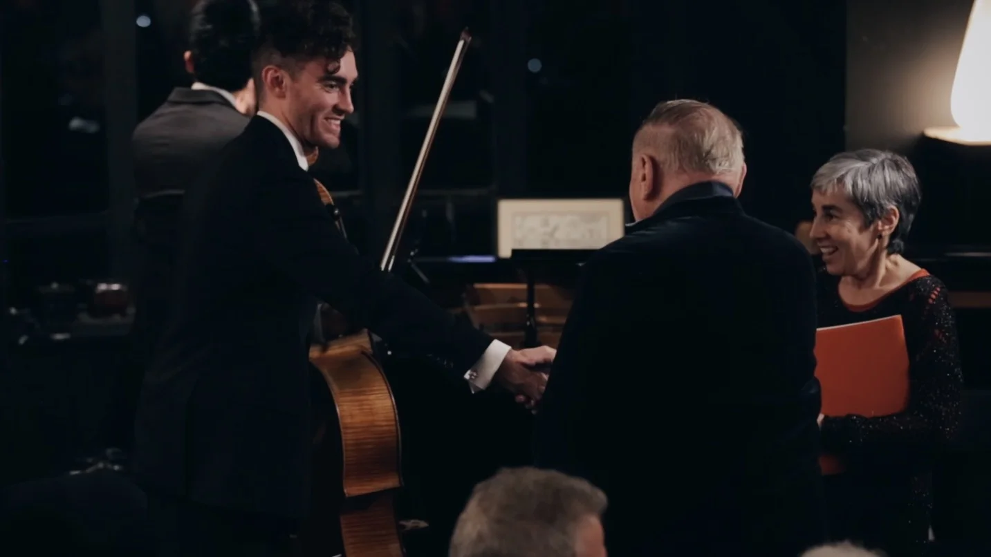 Cello & piano duo paired with poetry