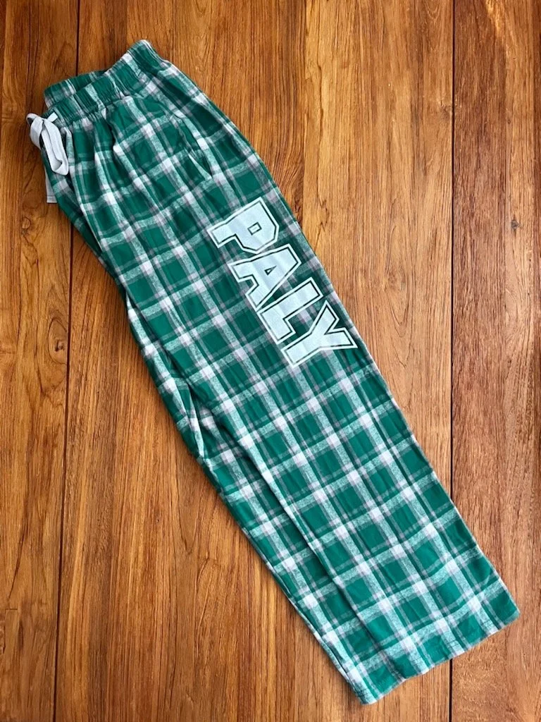 Gear: Flannel Pants The Other print (Green + Gray Plaid)