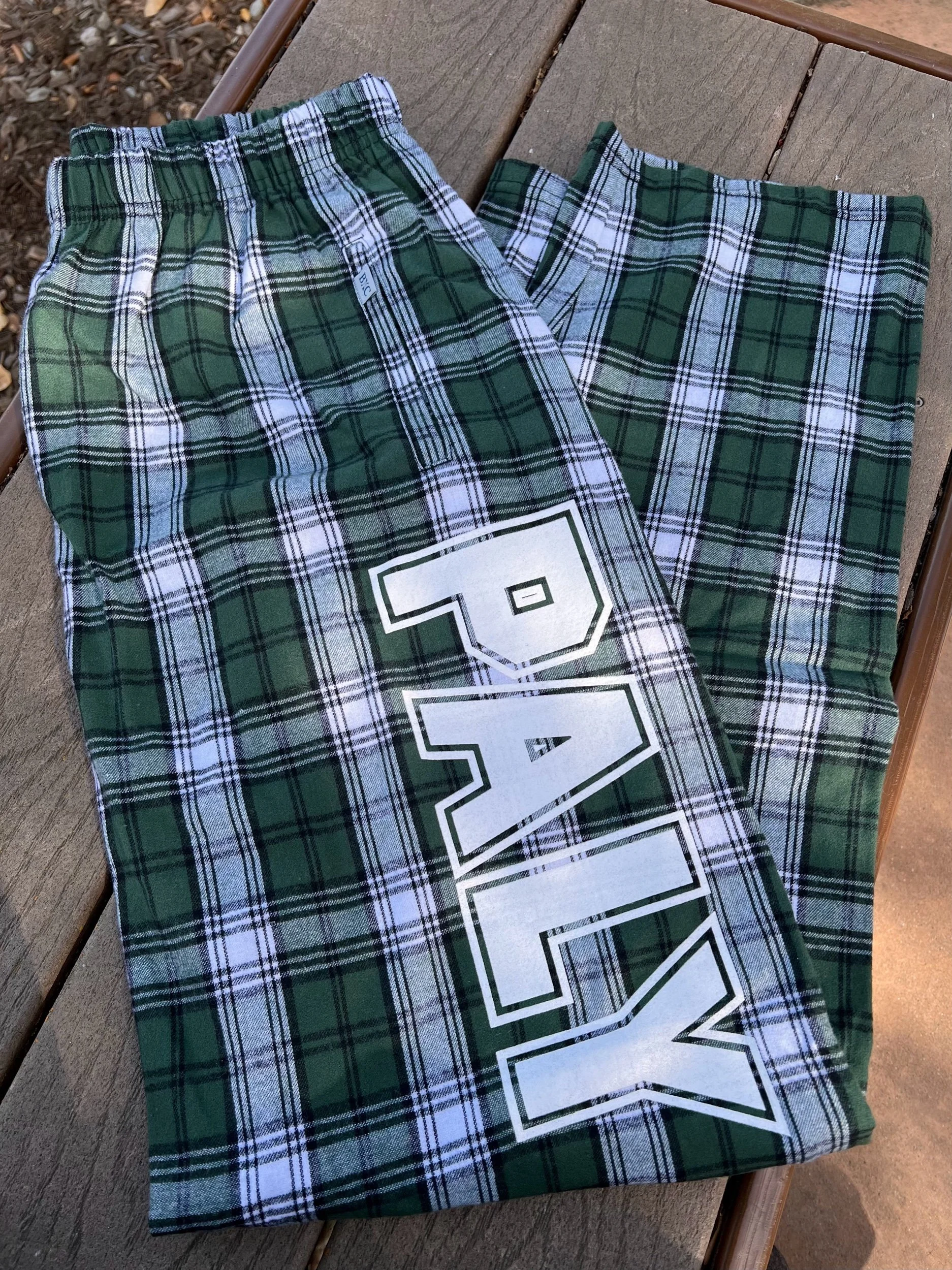 PALO ALTO Green Plaid Pajama Pants