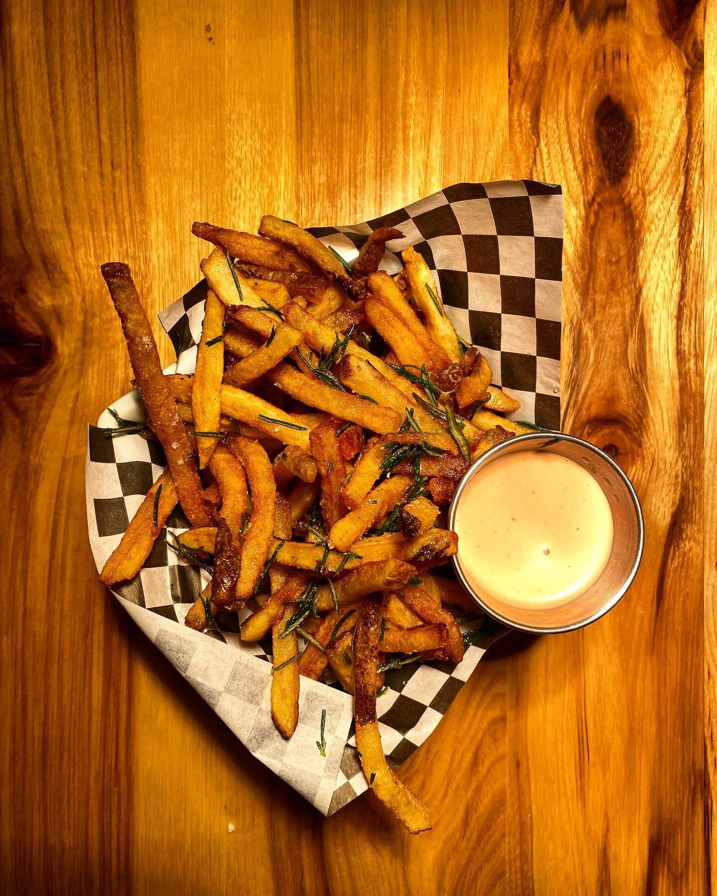 Rosemary Duck Fat Fries.... that&rsquo;s it! That&rsquo;s the post! Come get some yum yum in ya tum tum!