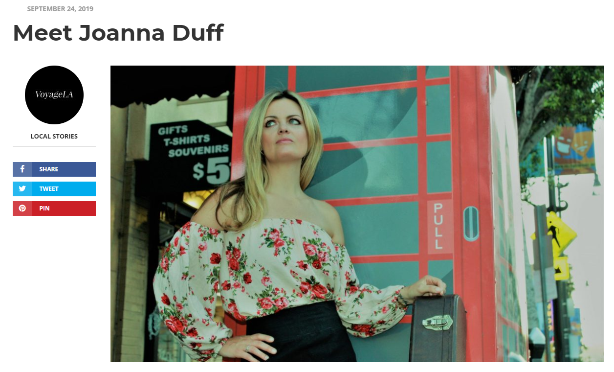 Meet Joanna Duff - Voyage LA Magazine