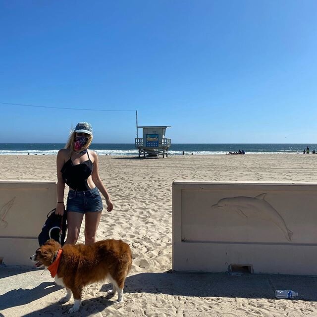 I feel really lucky to be able to go out and enjoy the sun and surf right now. Still a bit nervous being around people with everything going on, but it felt so wonderful to go out and get some fresh air and dip toes into the ocean. Stay safe everyone