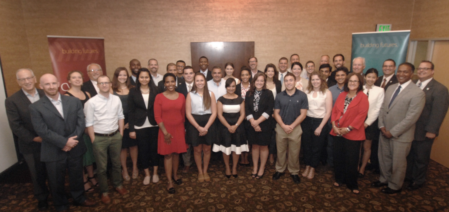 The 2015 interns and employers at the Closing Ceremony.