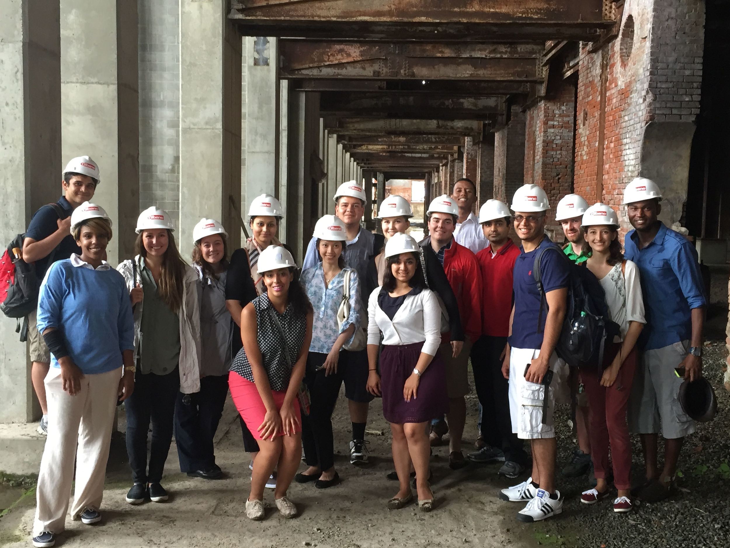 The interns visit CV's development site in Providence, RI.