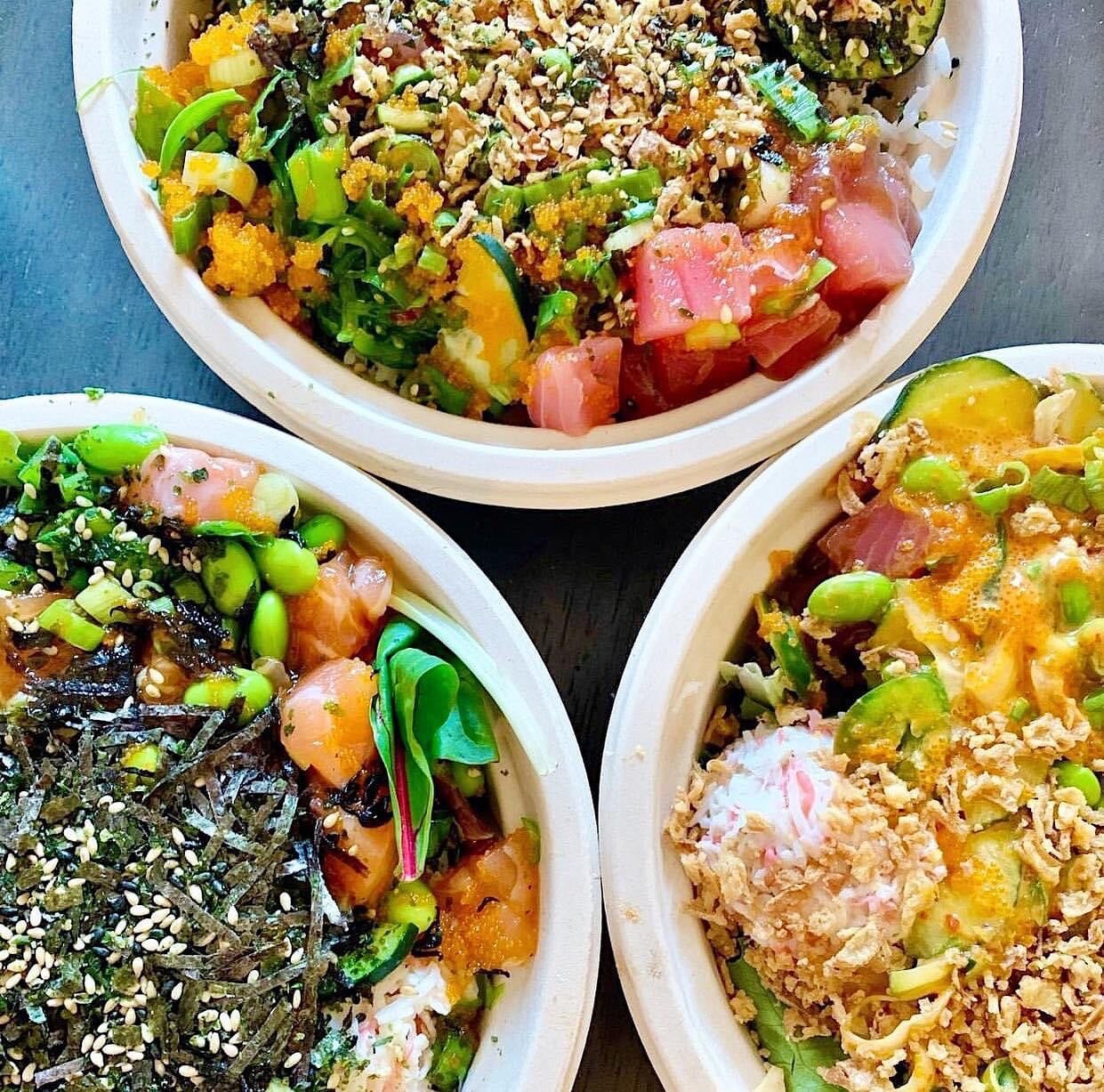 Bringing all the summer vibes, one pok&eacute; bowl at a time. How do you like to build your pok&eacute; bowl? 🐟😋

&mdash;
📸 sjfoodgram