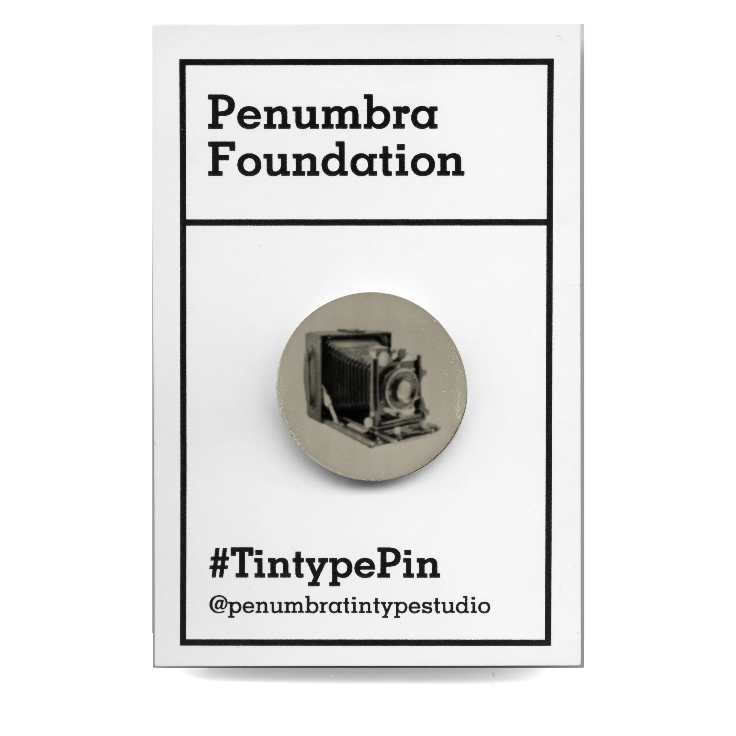 Camera Tintype Pin 