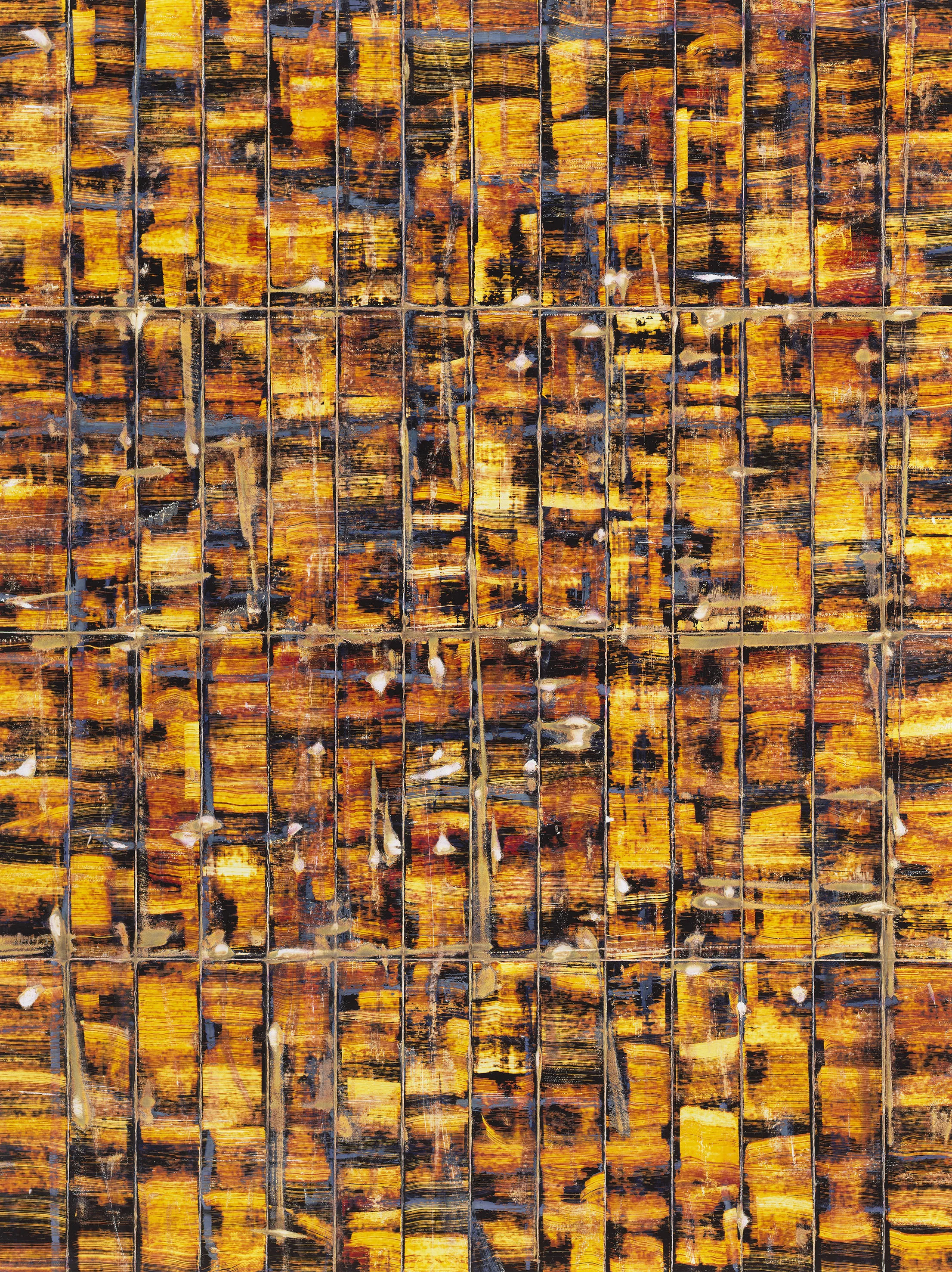 Image © Marco Breuer. Untitled (C-1656), 2014. Chromogenic paper, folded/burned/scraped. 22-1/2 x 16-13/16 inches, unique. Collection of Victoria and Albert Museum, London, UK.