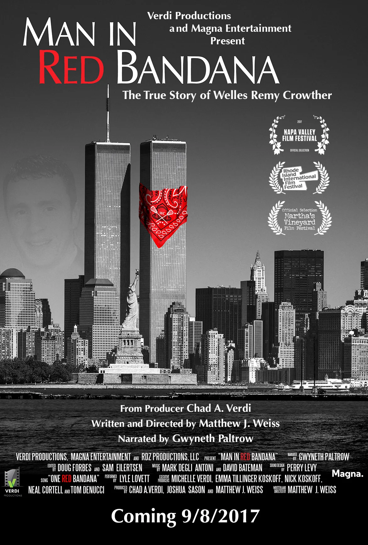 Man In Red Bandana (80 minutes, PG13), award-winning film that is guaranteed to engage, educate and inspire.