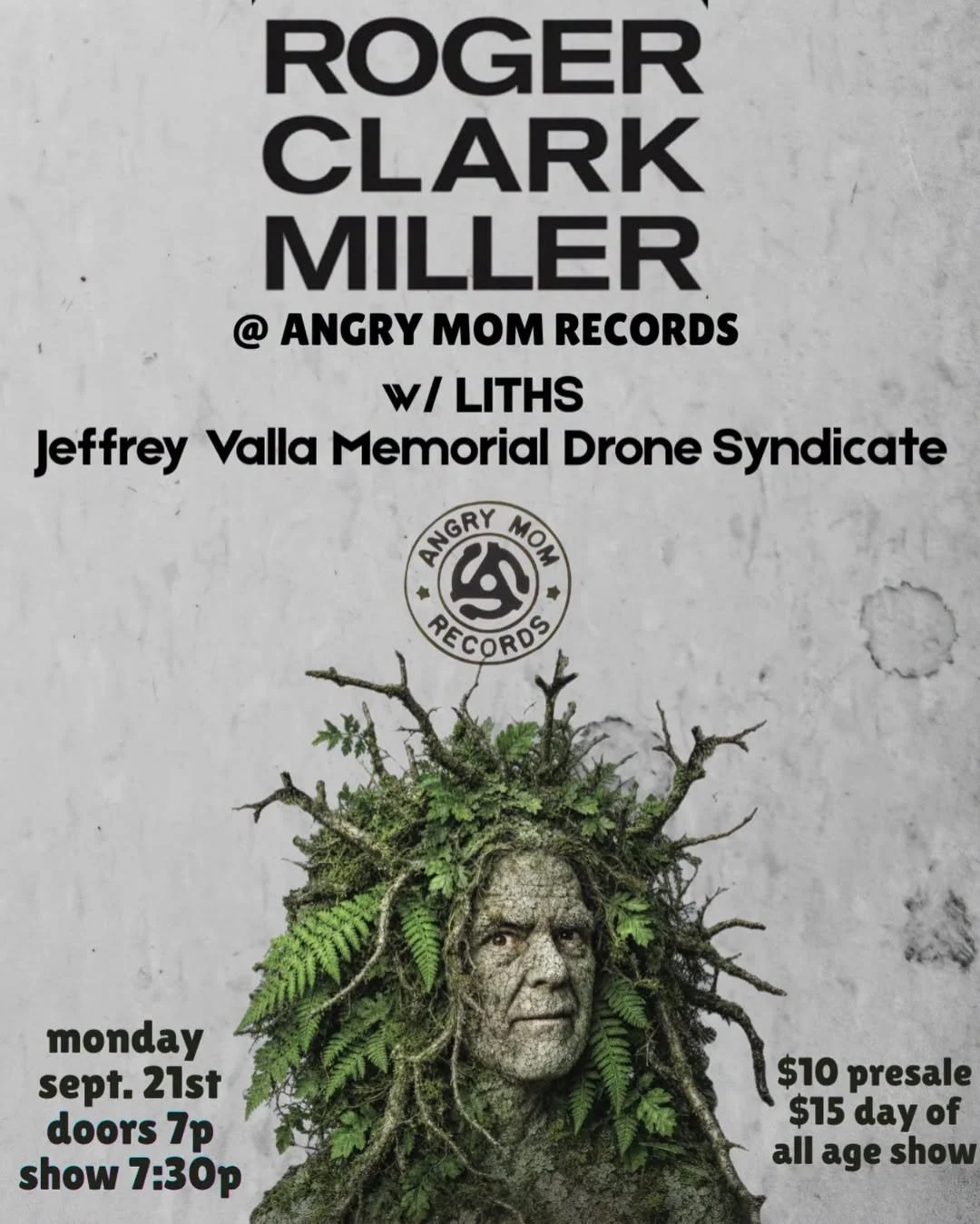 Liths with Roger C. Miller @ Angry Mom Records (Ithaca) 