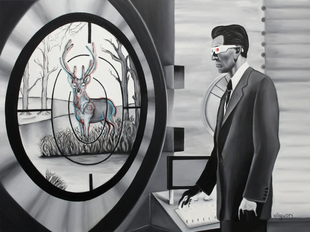 ALIGUORI - _3Deer Mentional_ - 30_x36_ - Oil on Canvas - 2017 - $4,000.jpg
