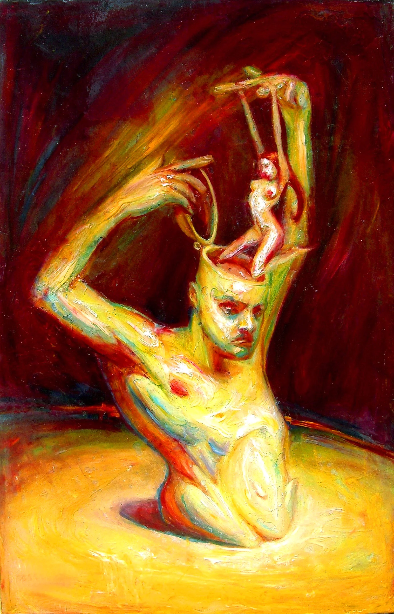 Paz - _The Woman in My Head_ - 20x30_ - Oil - 2012 - $3,000.jpg