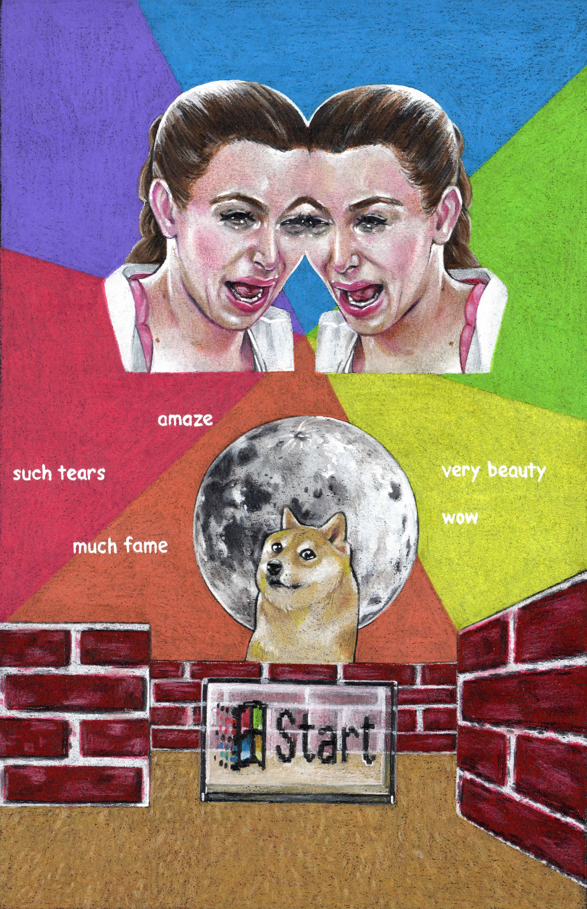 Sarah Jamison - _Amaze_ - 7_x10.5_ - colored pencil _ gouache - 2016 - $1500.jpg