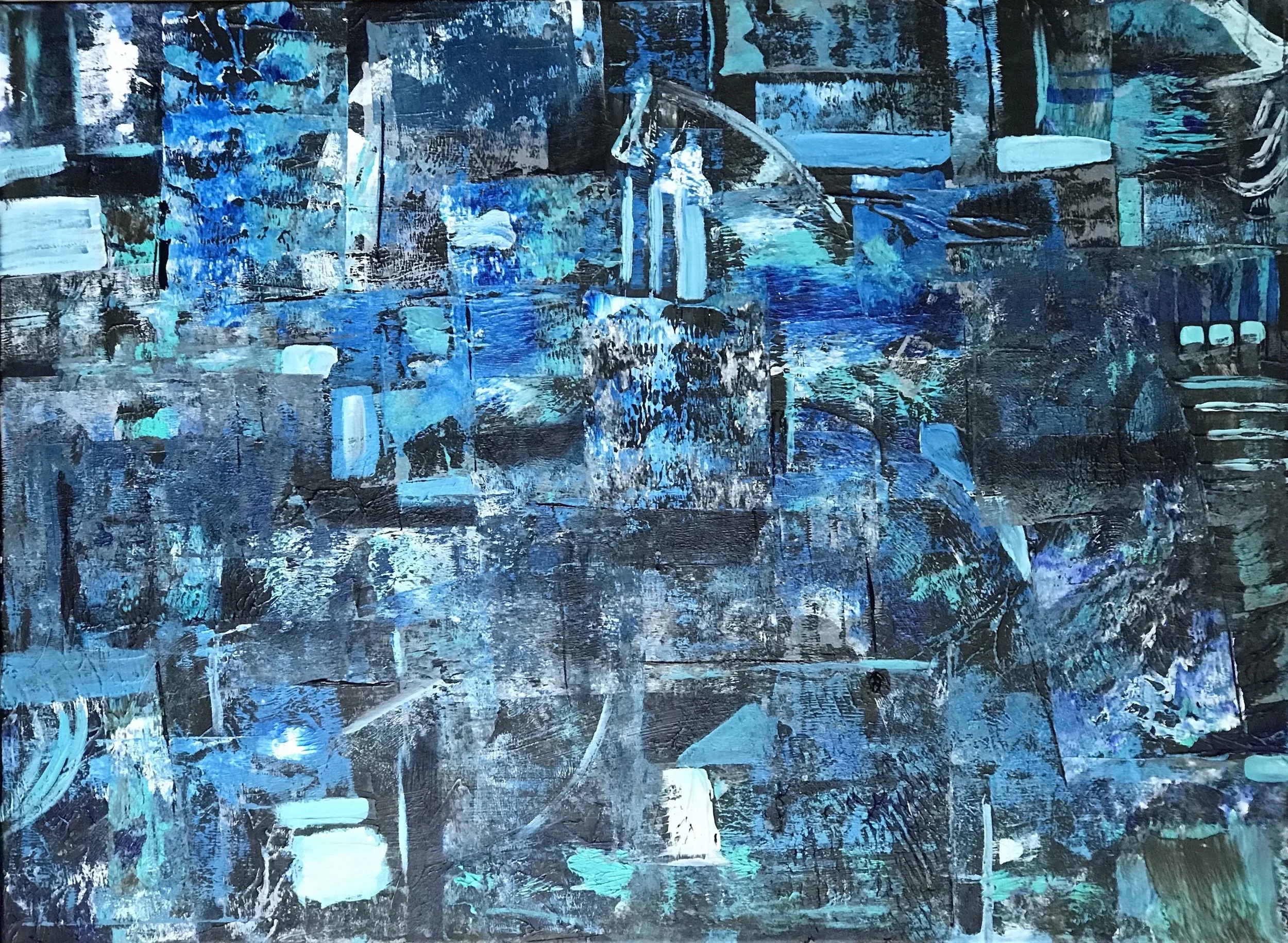 Sbeila Cahill - _Blue Map_- 35 x 45 - acrylic on canvas - 2018 - $1500.jpeg