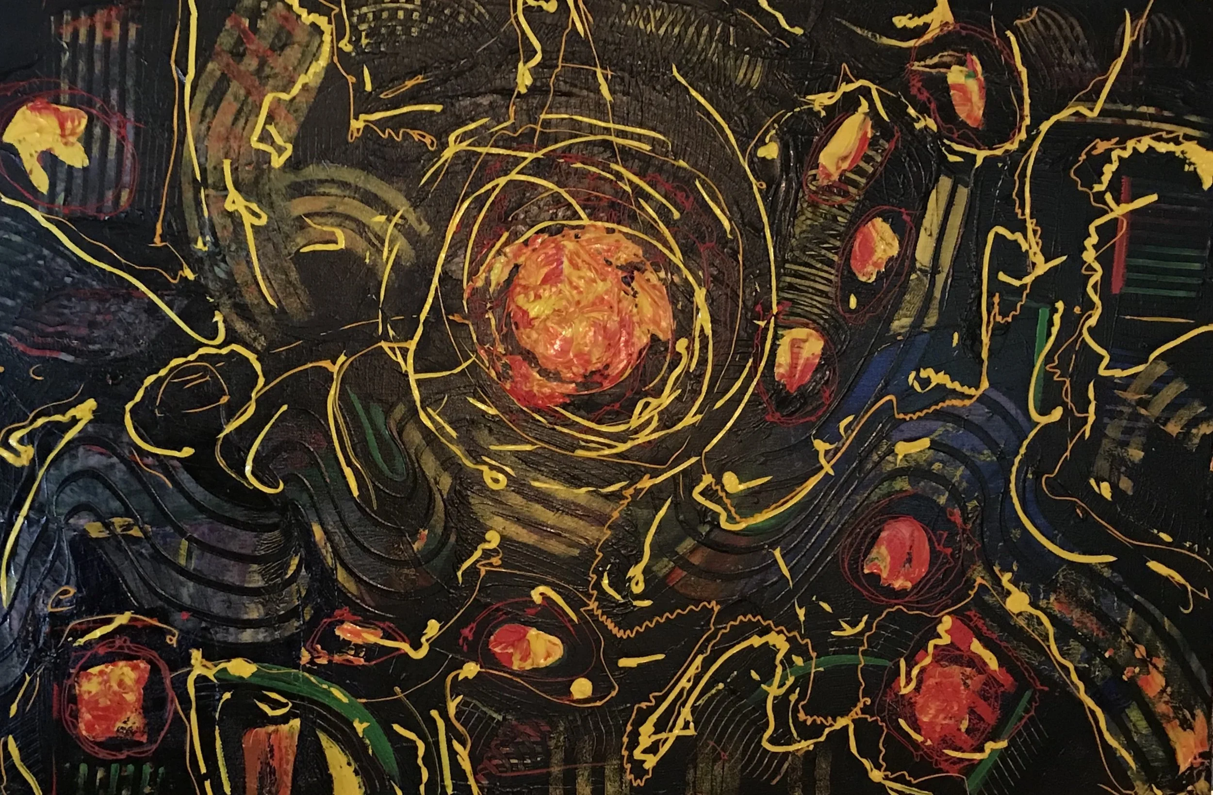 Sheila Cahill - _Hot Spot_ - 26 x 38 - Acrylic on Canvas - 2018 - $1100.jpeg