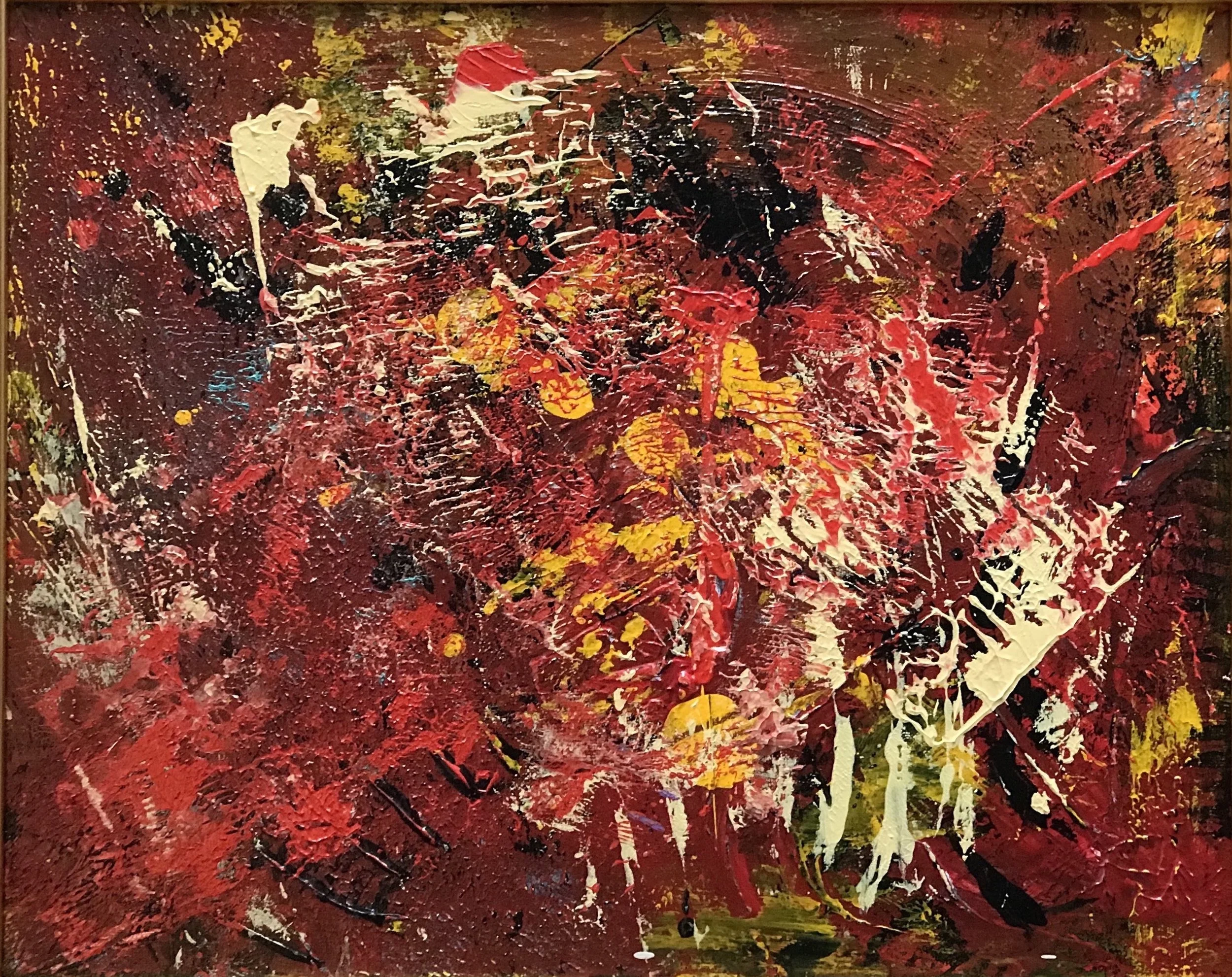 Sheila Cahill - _Palette Cleanser No. 4_ - 18 x 26 - Acrylic on canvas - 2018 - $325 .jpg