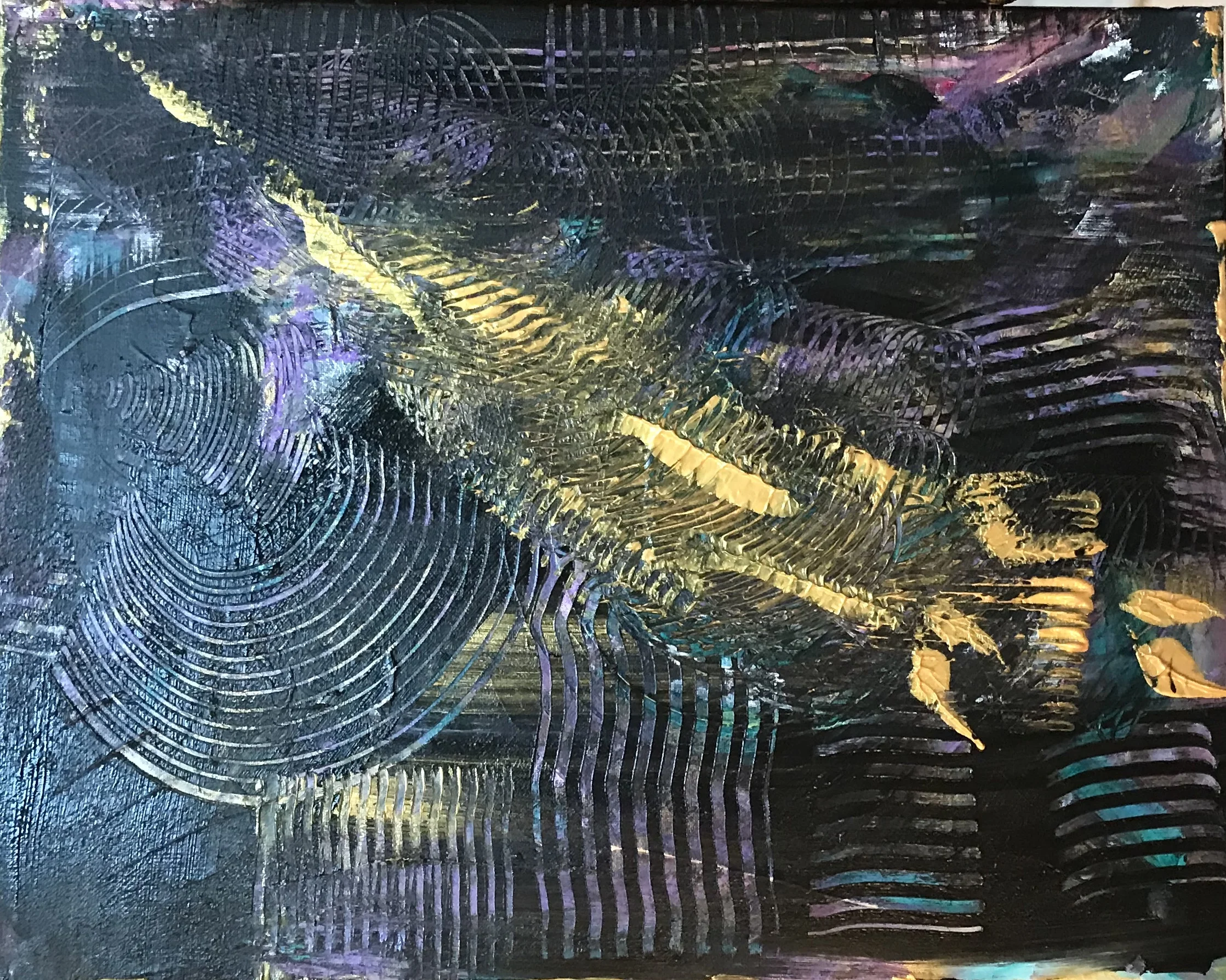Sheila Cahill - _Palette Cleanser No. 7_ - 26 x 18 - Acrylic on canvas - 2018 - $325.jpg