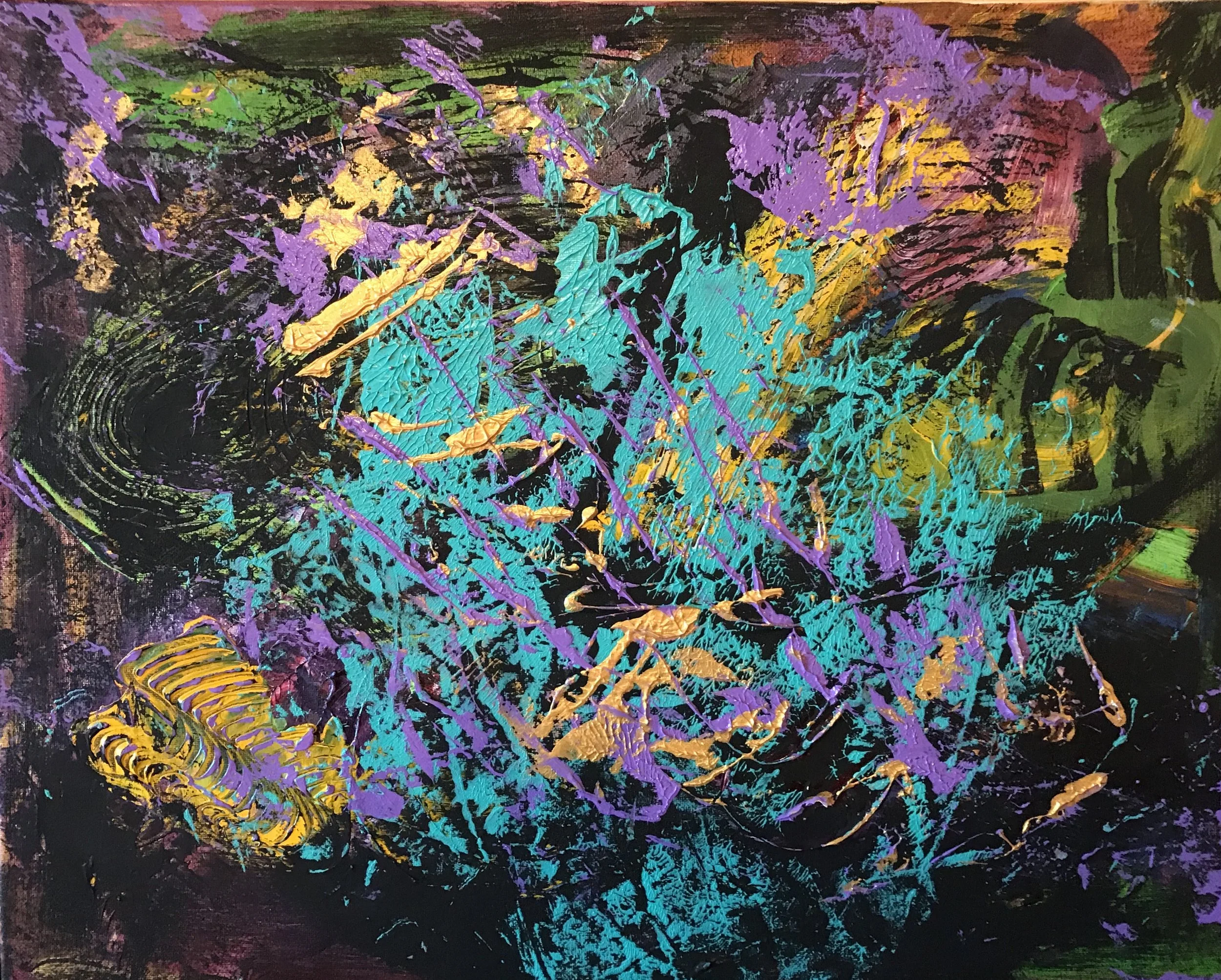 Sheila Cahill - _Palette Cleanser No. 8_ - 18 x 26 - Acrylic on canvas - 2018 - $325.jpg