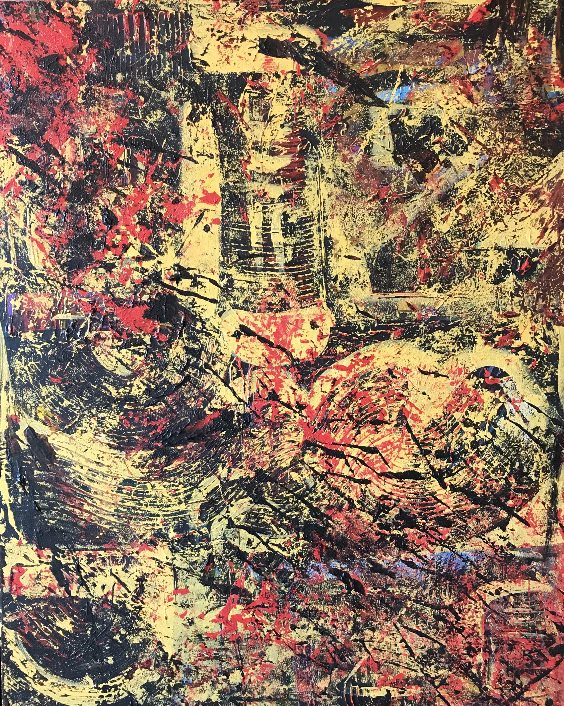 Sheila Cahill - _Spindle_ - 26 x 38 - Acrylic on canvas - 2018 - $1100 copy.jpeg