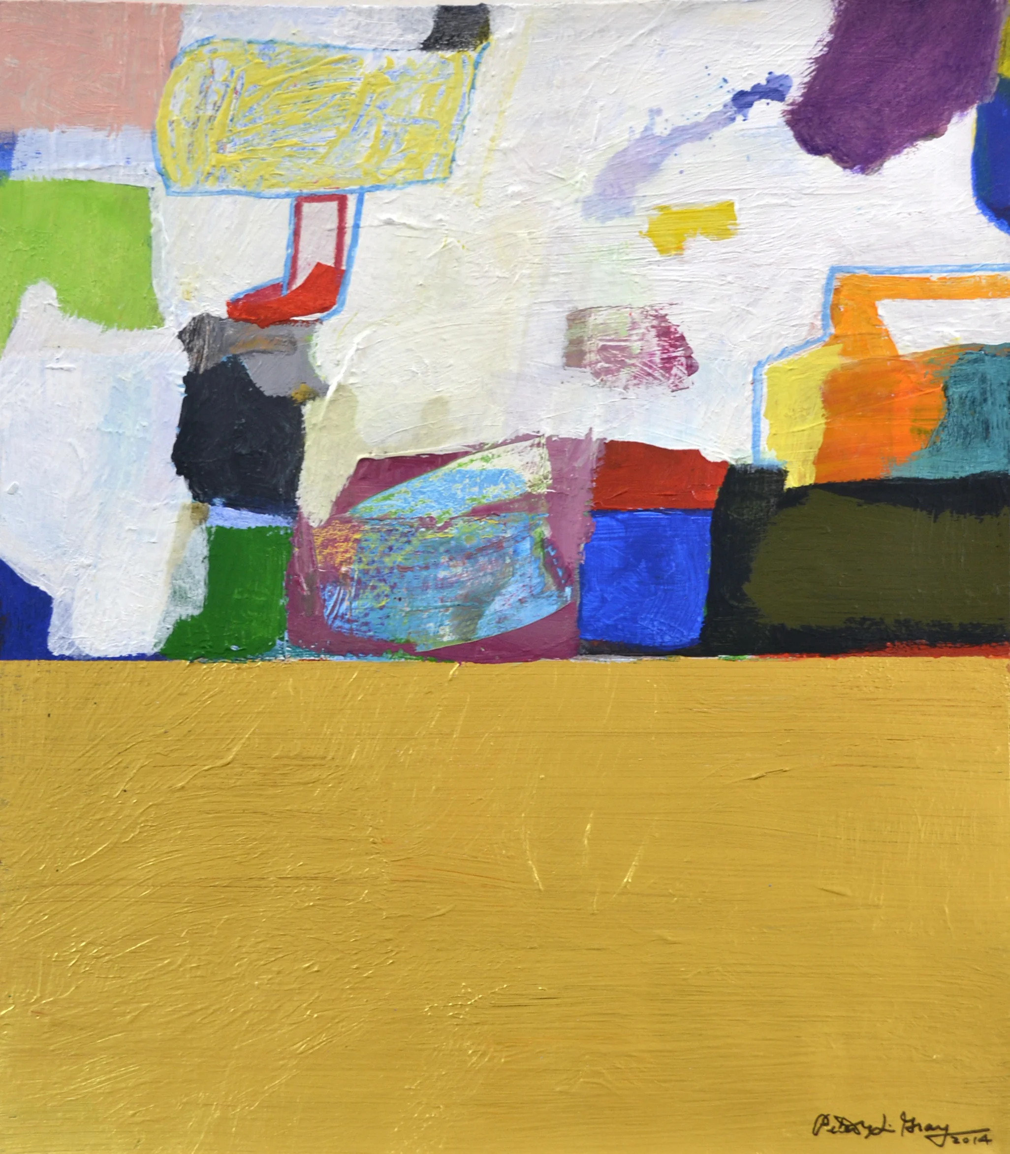XOL Gallery - Peter Grey (USA) - _Fall Series II_ - 11 x 14 in - Acrylic on canvas paper - Baltimore, MD 2014 - $1,500.jpg