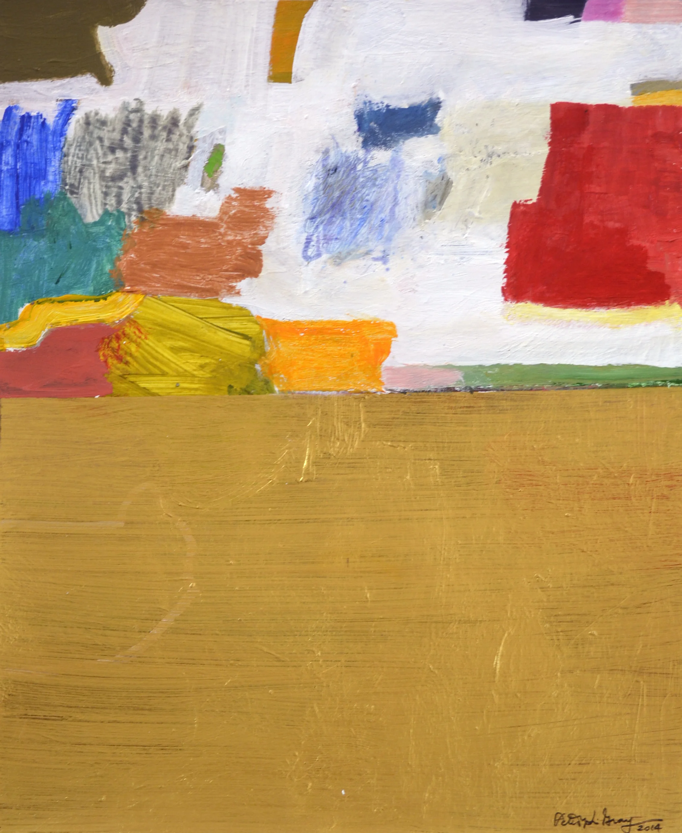 XOL Gallery - Peter Grey (USA) - _Fall Series III_ - 11 x 14 in - Acrylic on canvas paper - Baltimore, MD 2014 - $1,500.jpg