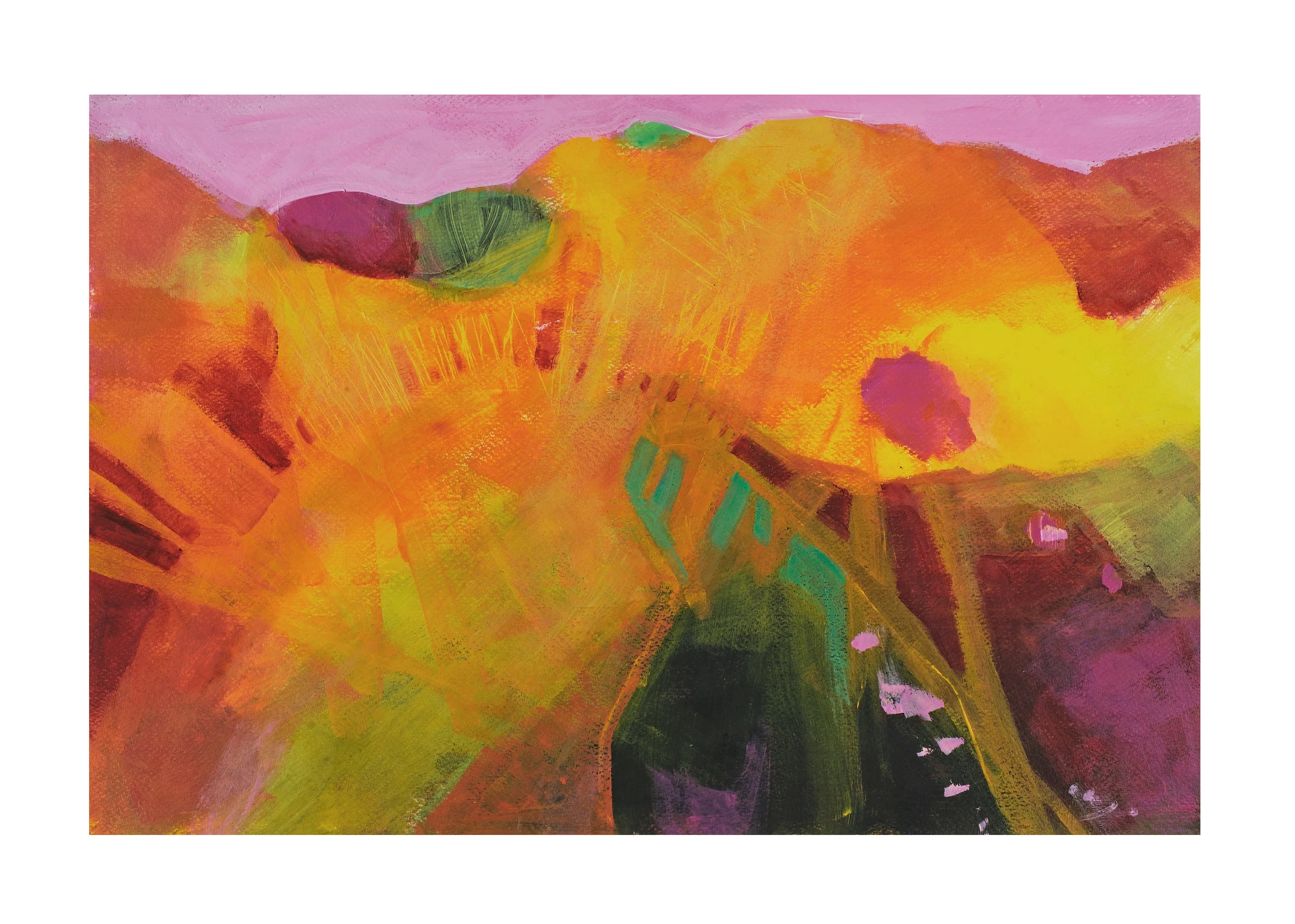 Amy Sabrin_One World_2018_Acrylic on Arches paper_19x26_$600.jpg